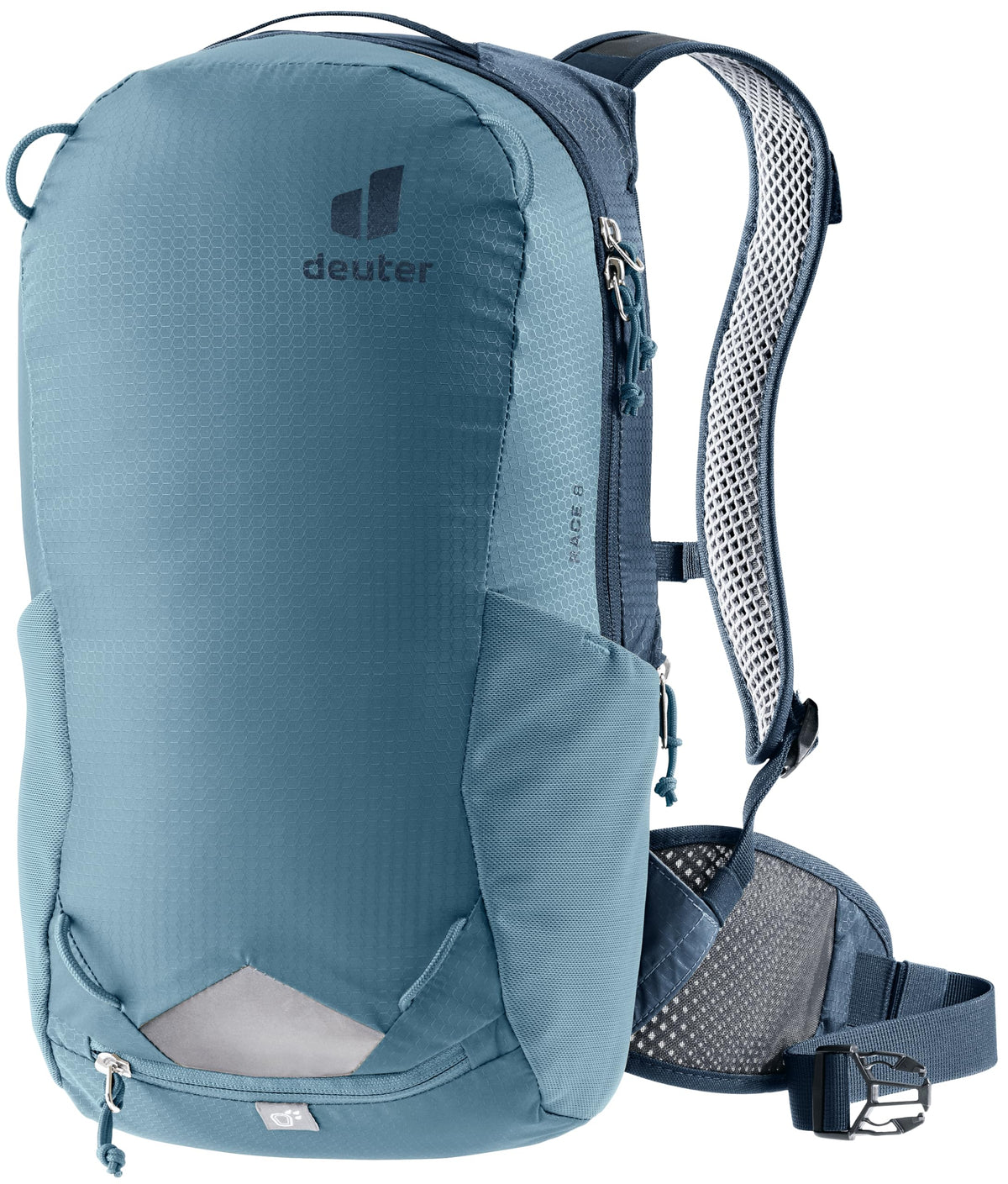 Deuter Race 8 Bike Backpack - Atlantic-ink Nylon with Rain Cover