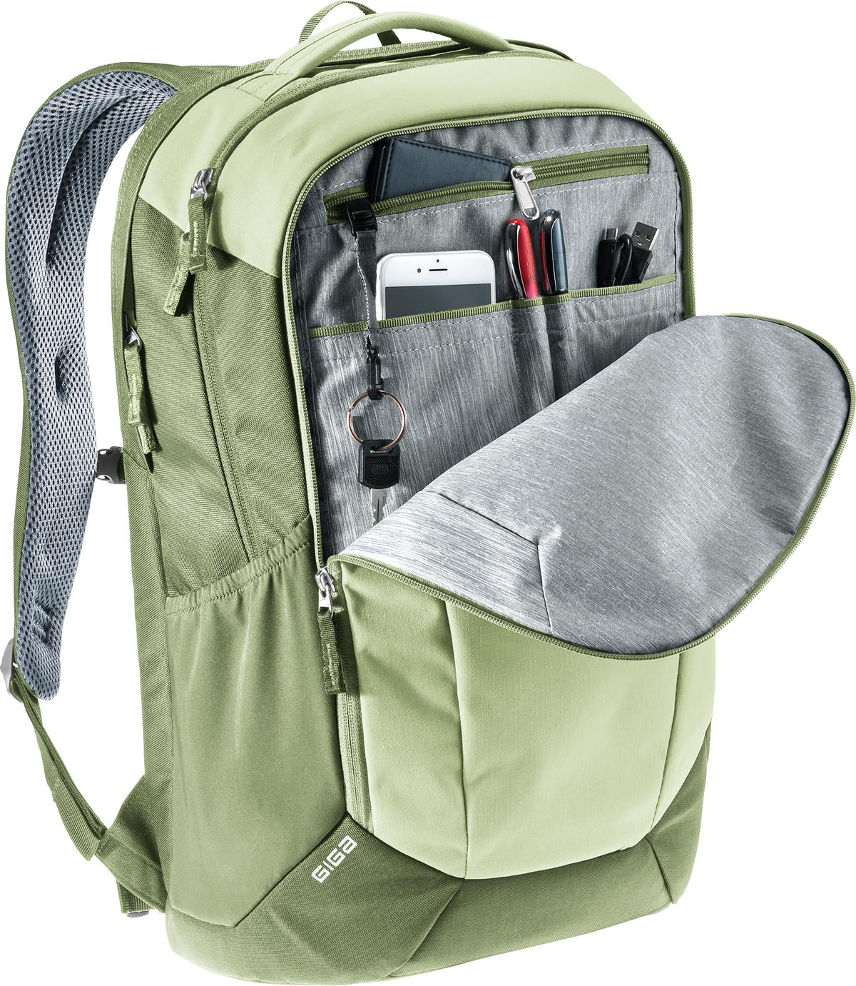deuter Giga Daypack 28 L Green - Lifestyle Backpack with Laptop Compartment