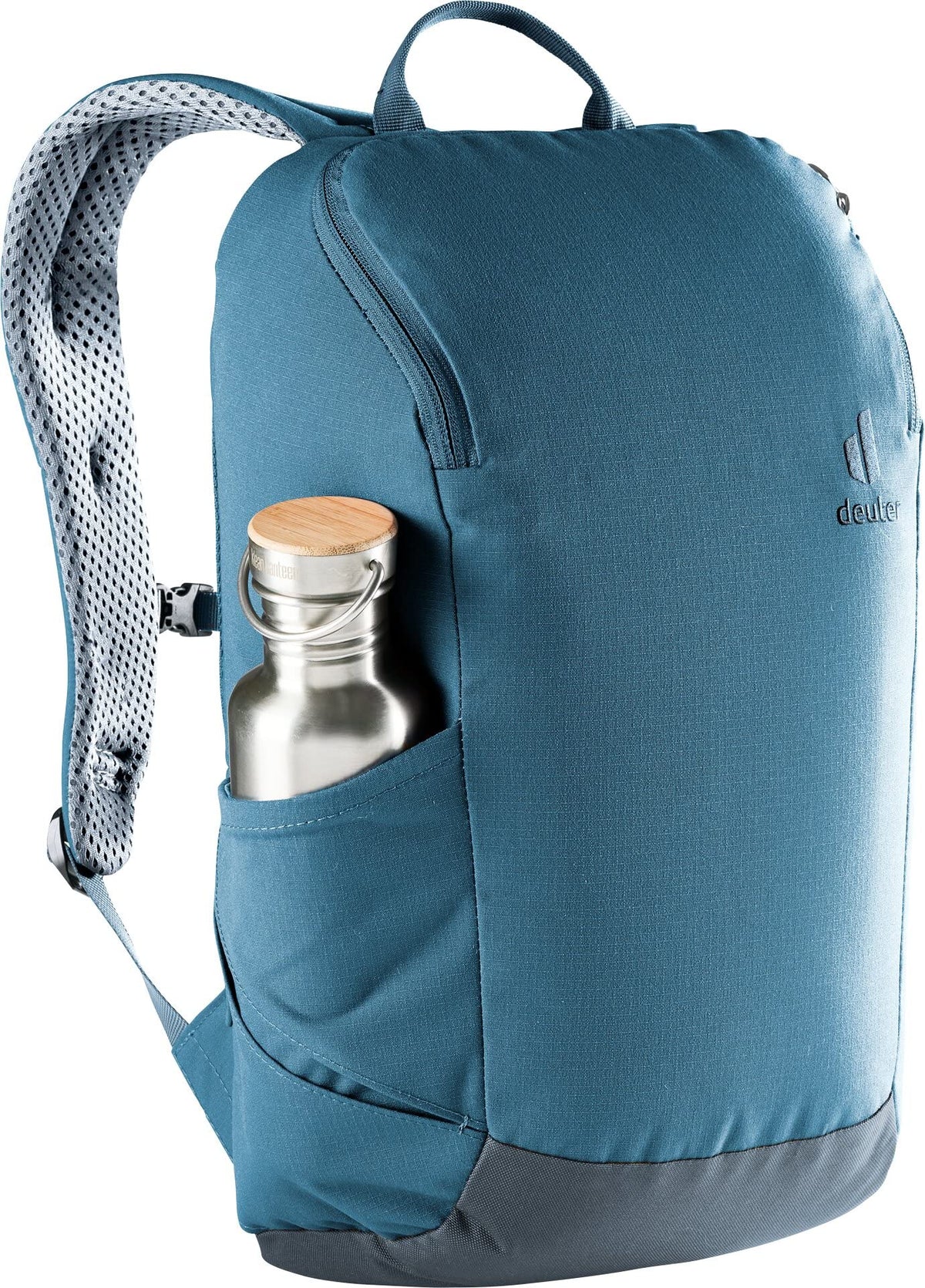 deuter Stepout 16 Daypack - Marine-Ink Recycled Polyester Backpack with Rain Cover