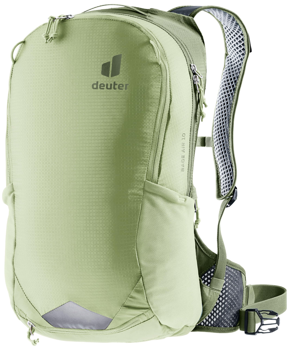 Deuter Race Air 10 Bike Backpack - Lightweight Nylon Hydration Pack Mineral Grove
