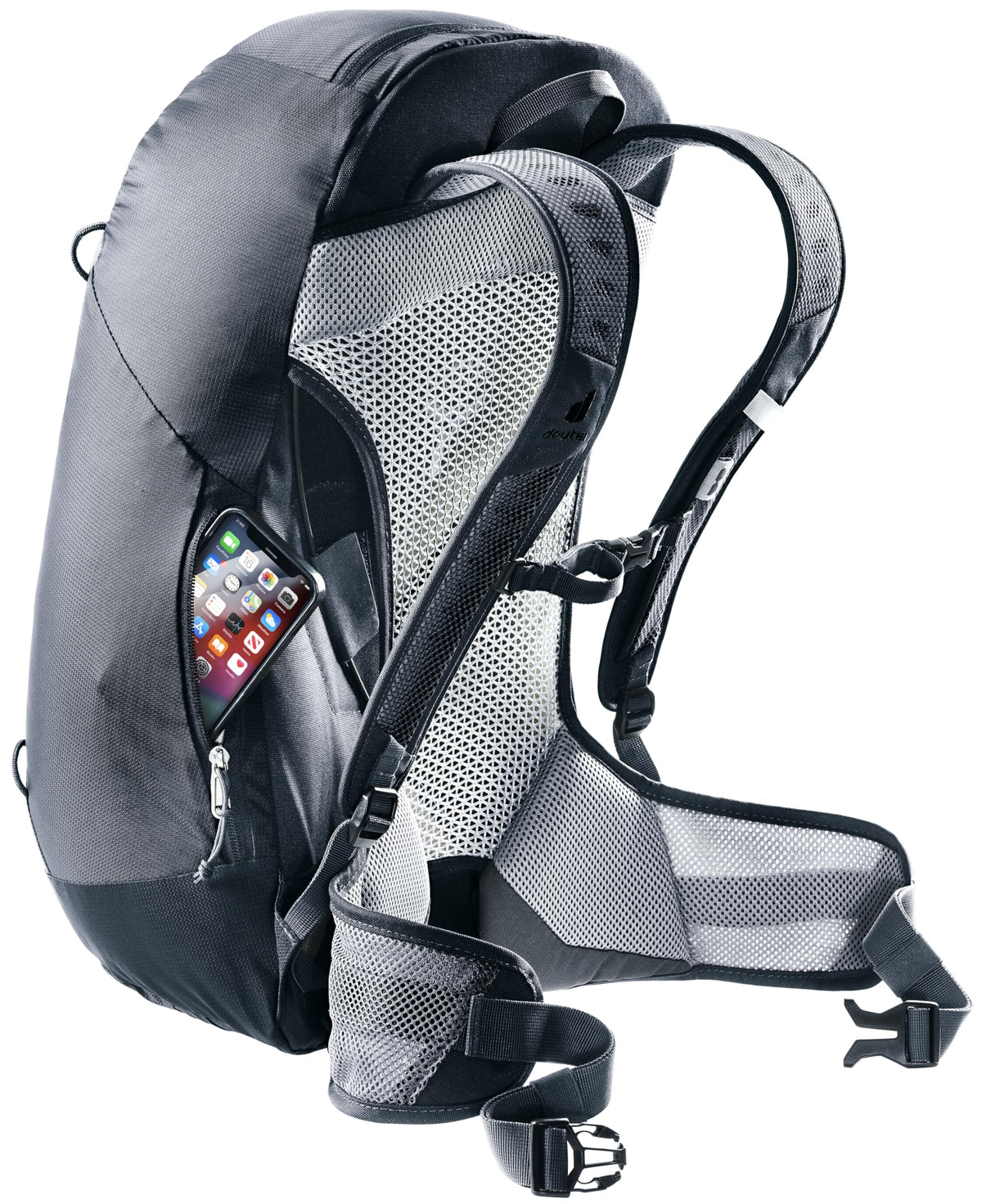 Deuter AC Lite 23 Backpack Black - Hiking Daypack with Rain Cover
