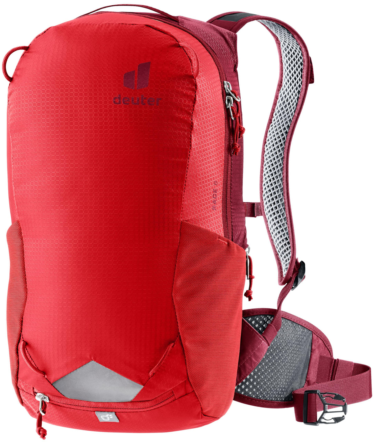 Deuter Race Bike Backpack 8 - Lightweight Nylon Backpack with Rain Cover Cherry-Masala