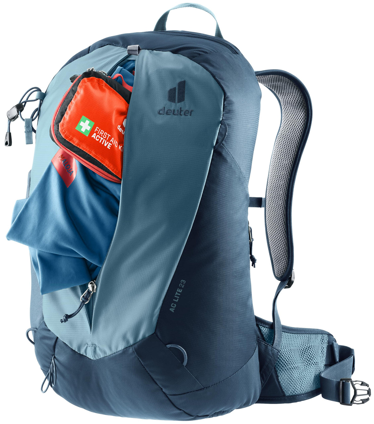 Deuter AC Lite 23 Hiking Backpack - Atlantic Ink Nylon with Rain Cover
