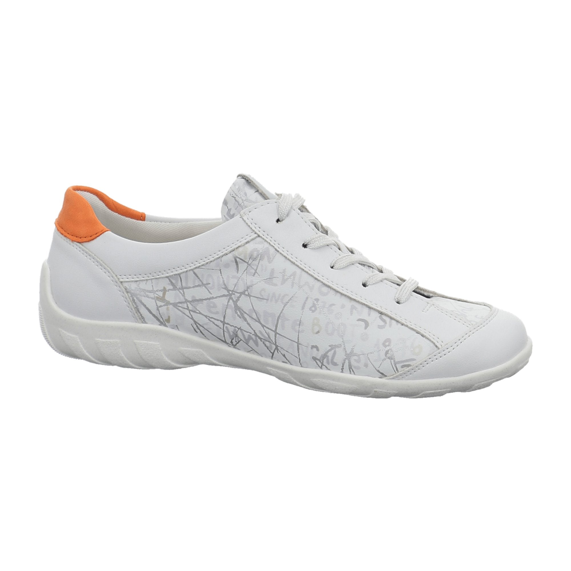 Remonte Women's White Athletic Lace-Up Shoes