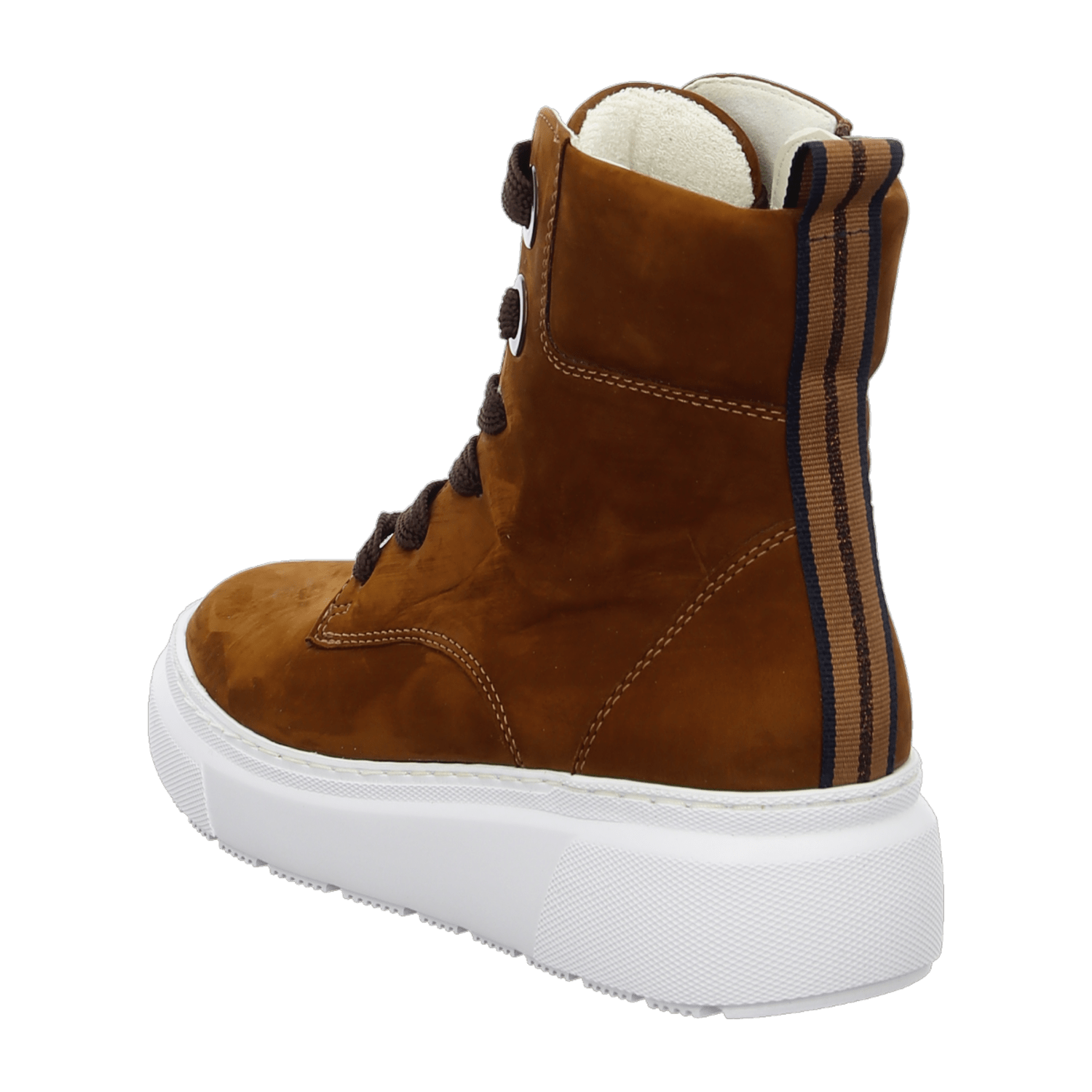 ARA LAUSANNE Women's Full-Grain Leather Chukka Boots with Quick-Lace System, Brown