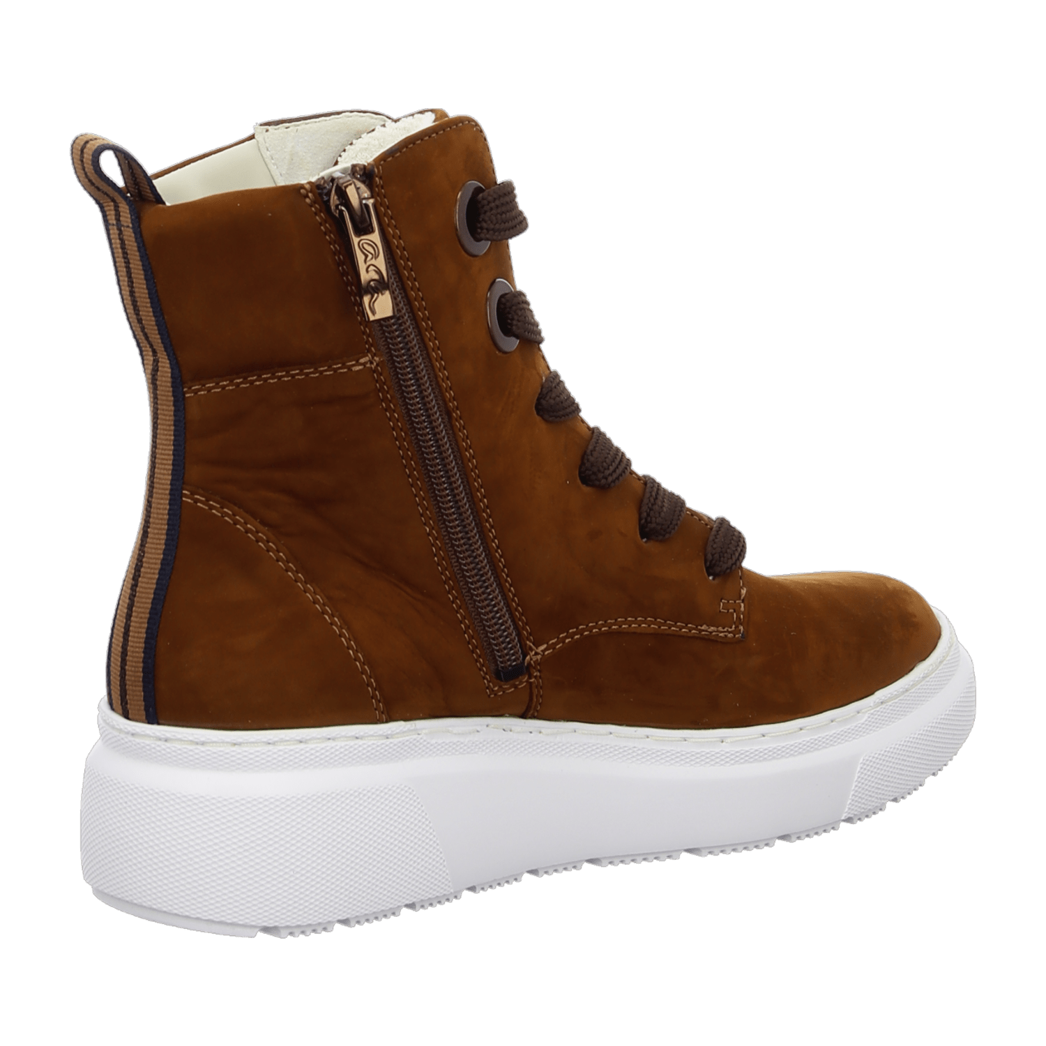 ARA LAUSANNE Women's Full-Grain Leather Chukka Boots with Quick-Lace System, Brown