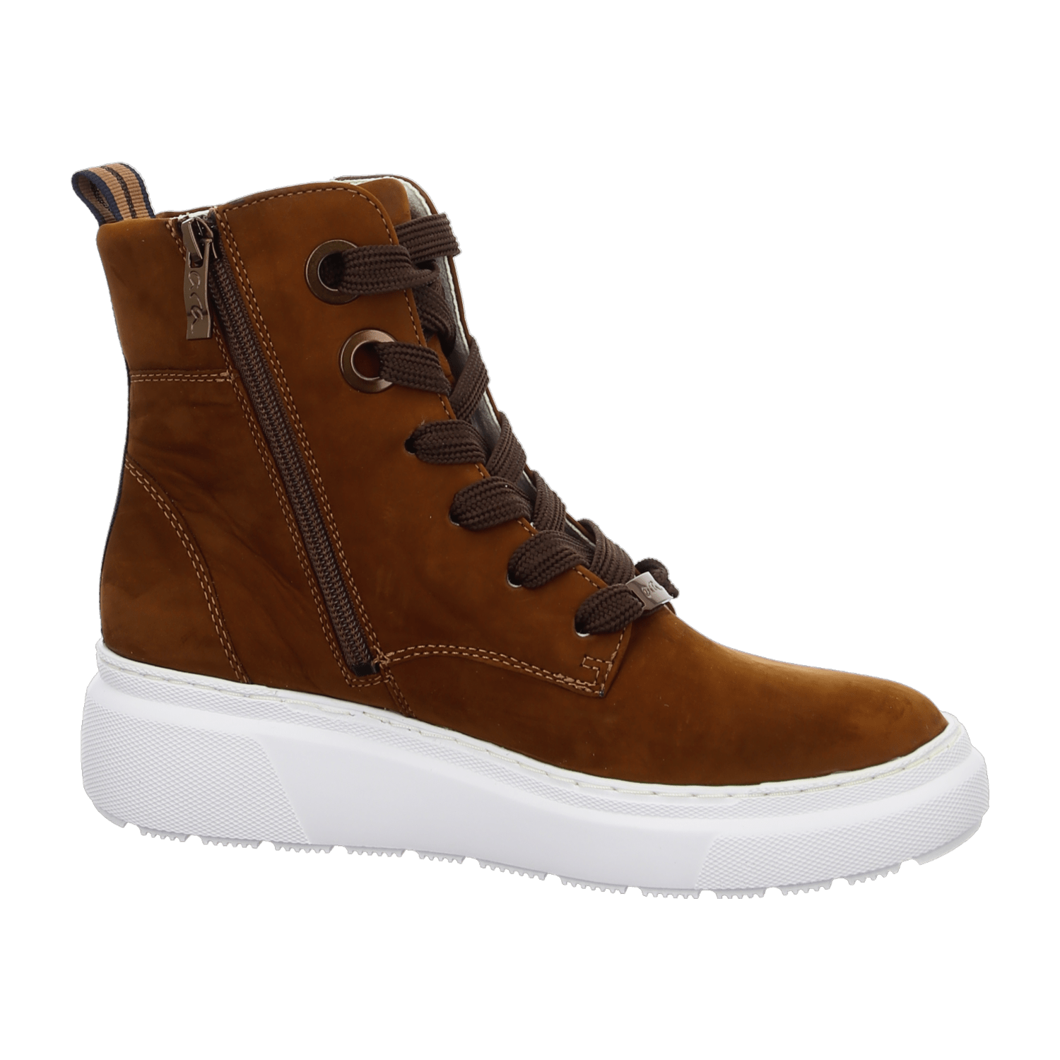 ARA LAUSANNE Women's Full-Grain Leather Chukka Boots with Quick-Lace System, Brown