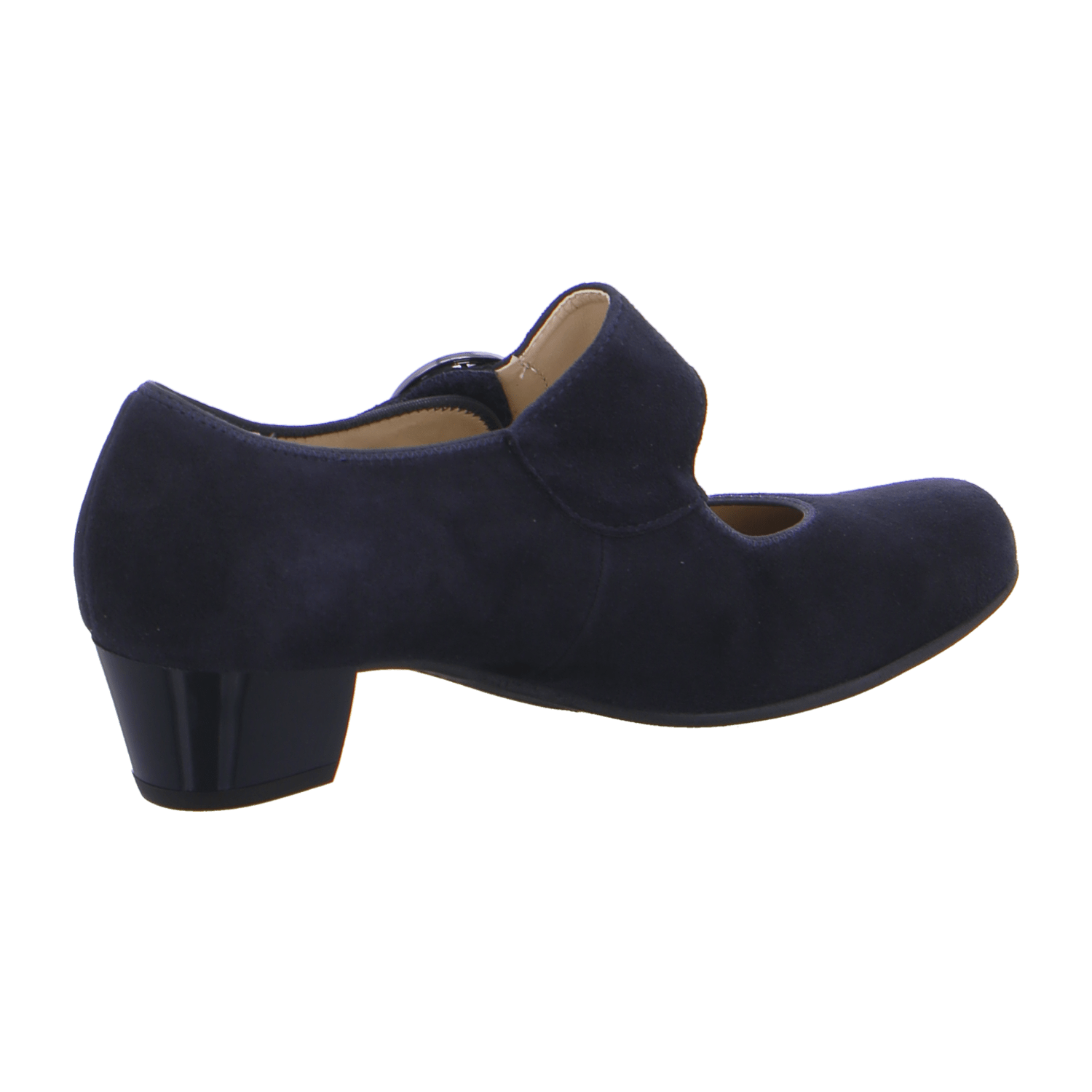 ARA CATANIA CAT Women's Pumps in Blue Suede with Pull-On Design and Round Toe