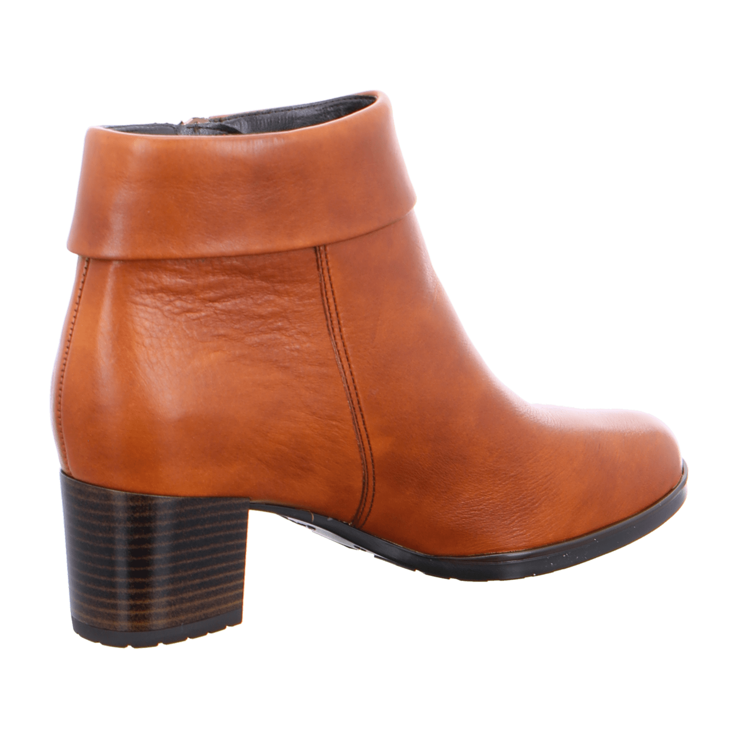 ARA FLORENZ Women's Leather Ankle Boots, Slip-On Chelsea Boots in Brown
