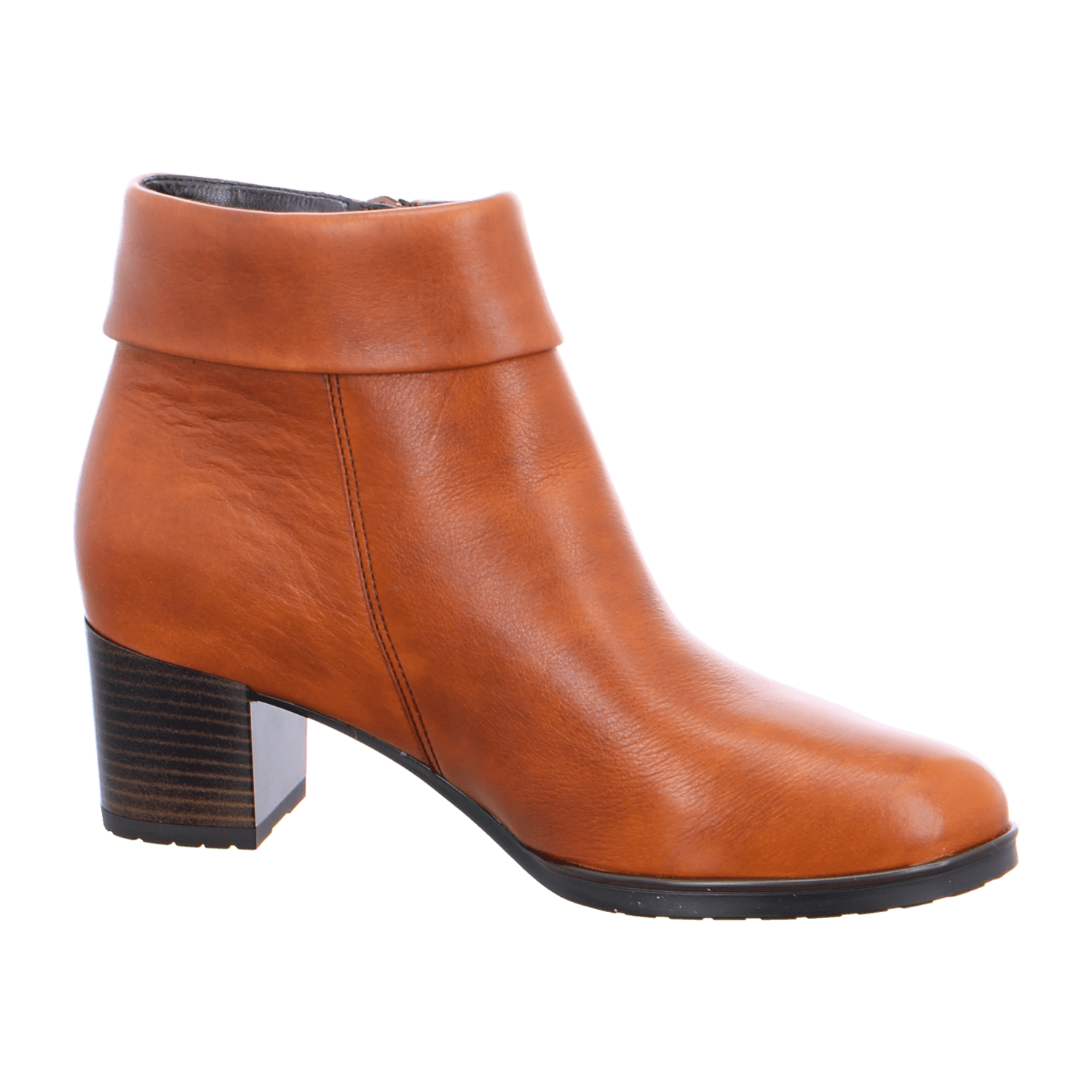 ARA FLORENZ Women's Leather Ankle Boots, Slip-On Chelsea Boots in Brown