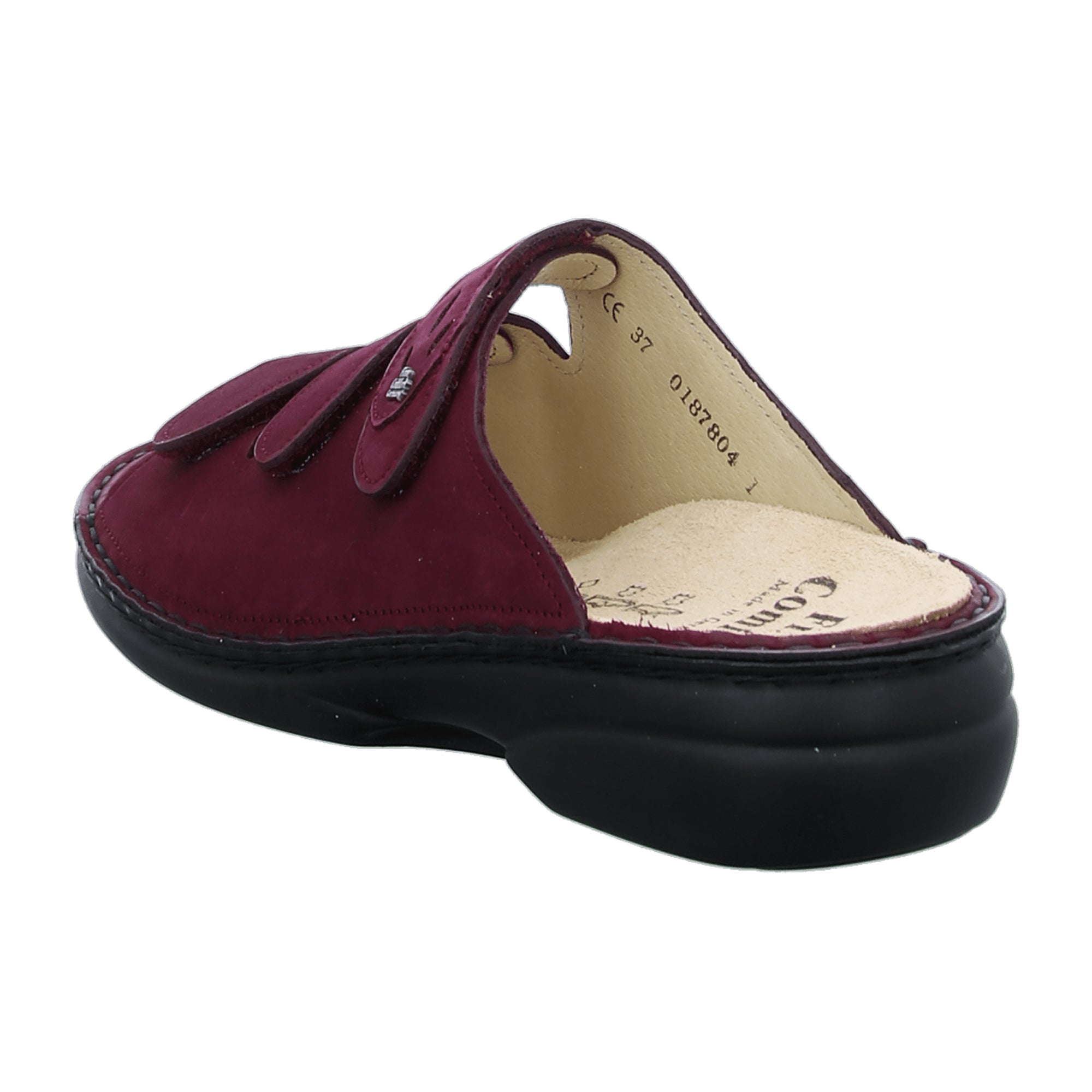 Finn Comfort Women's Comfortable Red Slides – Stylish & Durable