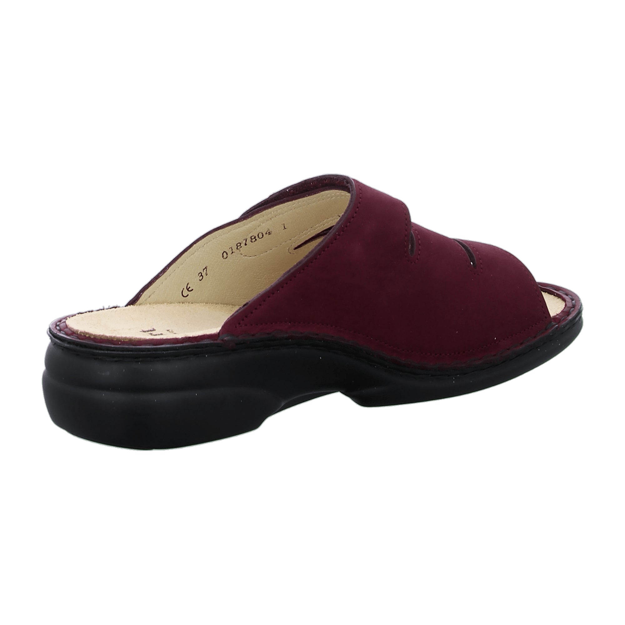 Finn Comfort Women's Comfortable Red Slides – Stylish & Durable