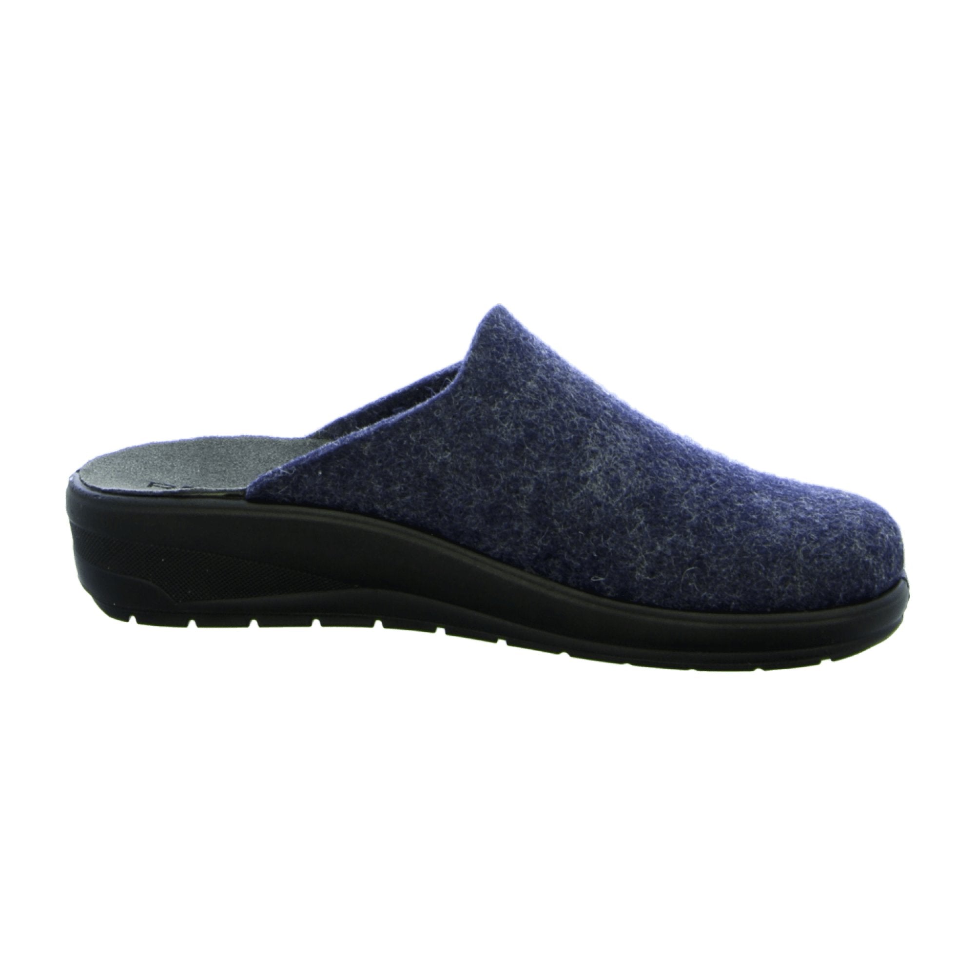 Rohde Catania Blue Women's Slip-On Shoes Warm Felt Lining Flat Heels