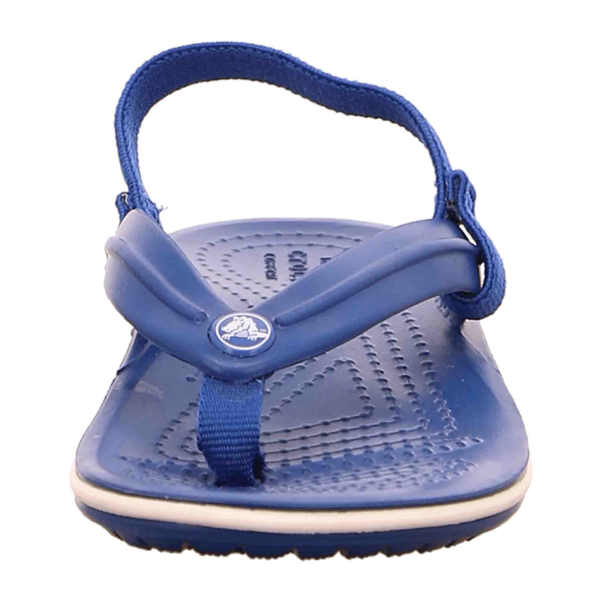 CROCS Crocband Strap Flip K Kids Sandals, Blue - Comfort & Style