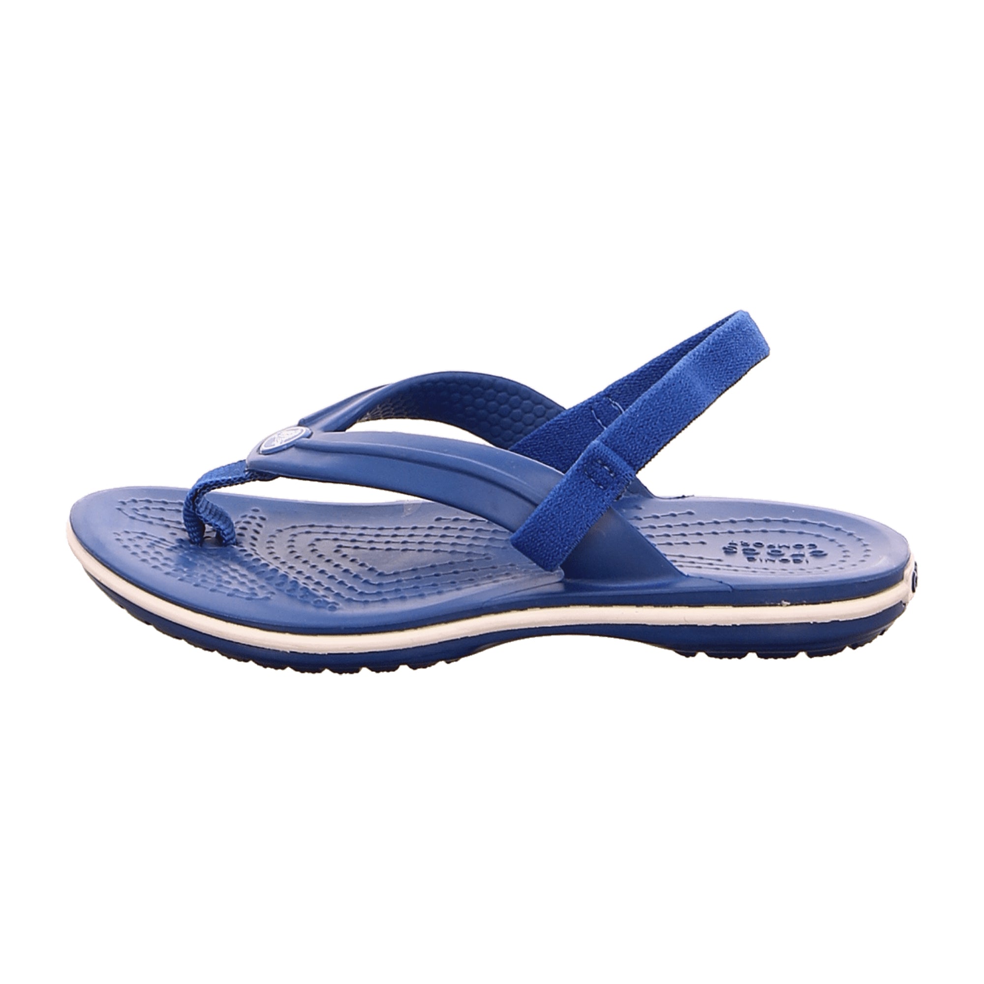 CROCS Crocband Strap Flip K Kids Sandals, Blue - Comfort & Style