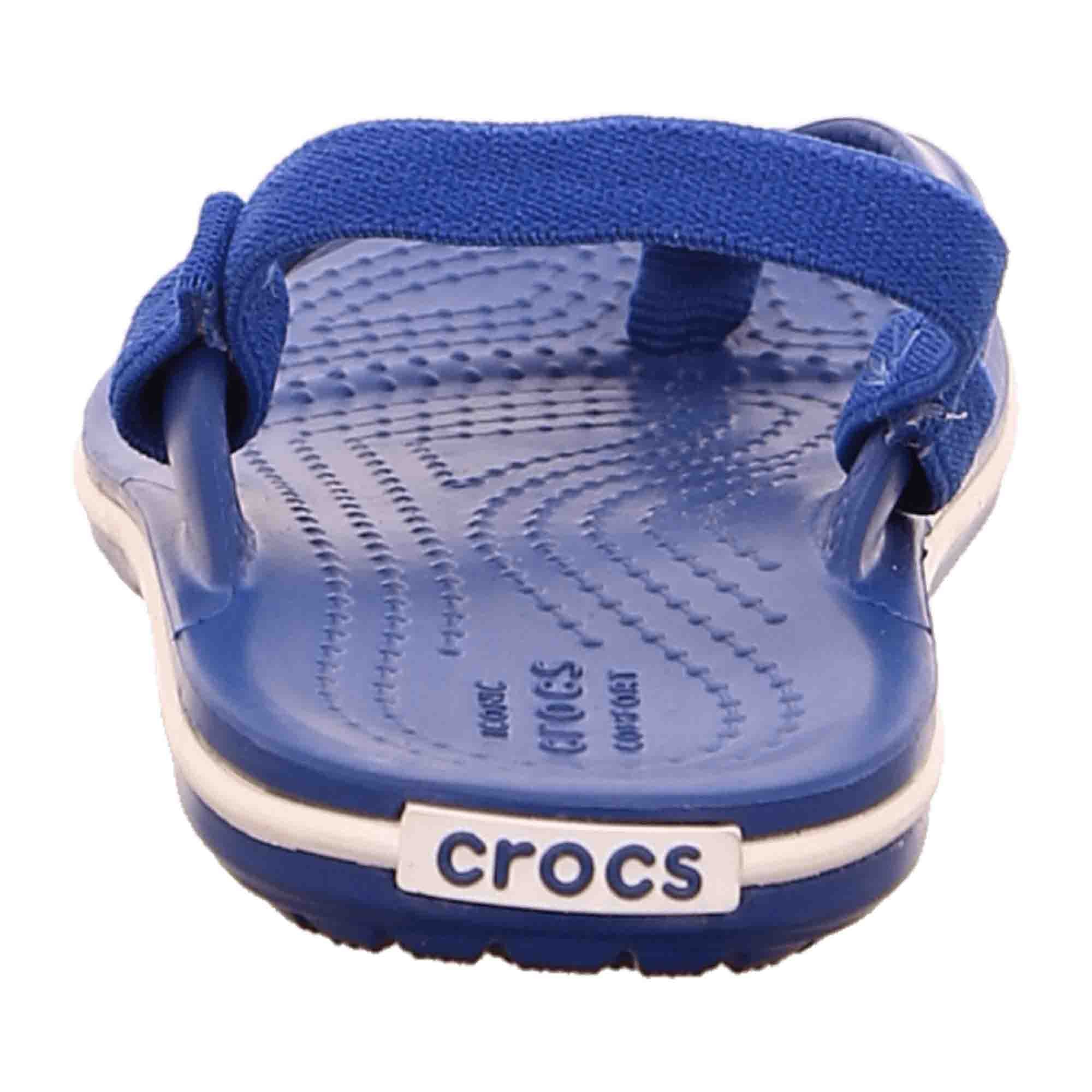 CROCS Crocband Strap Flip K Kids Sandals, Blue - Comfort & Style