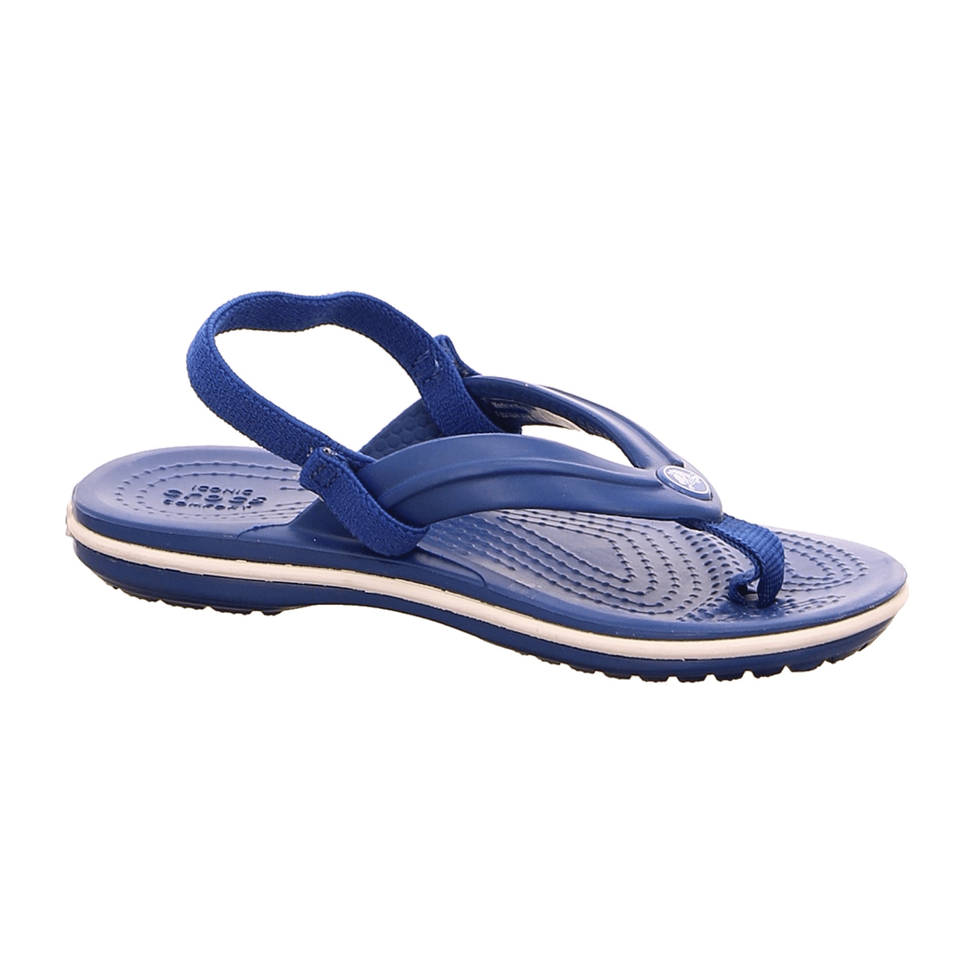 CROCS Crocband Strap Flip K Kids Sandals, Blue - Comfort & Style