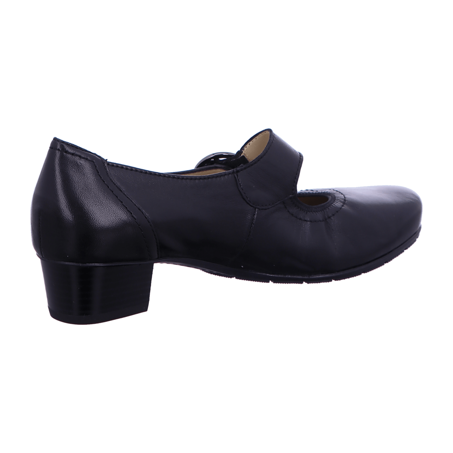 ARA NANCY Women's Pumps Smooth Leather Pull-On Style Round Toe Black