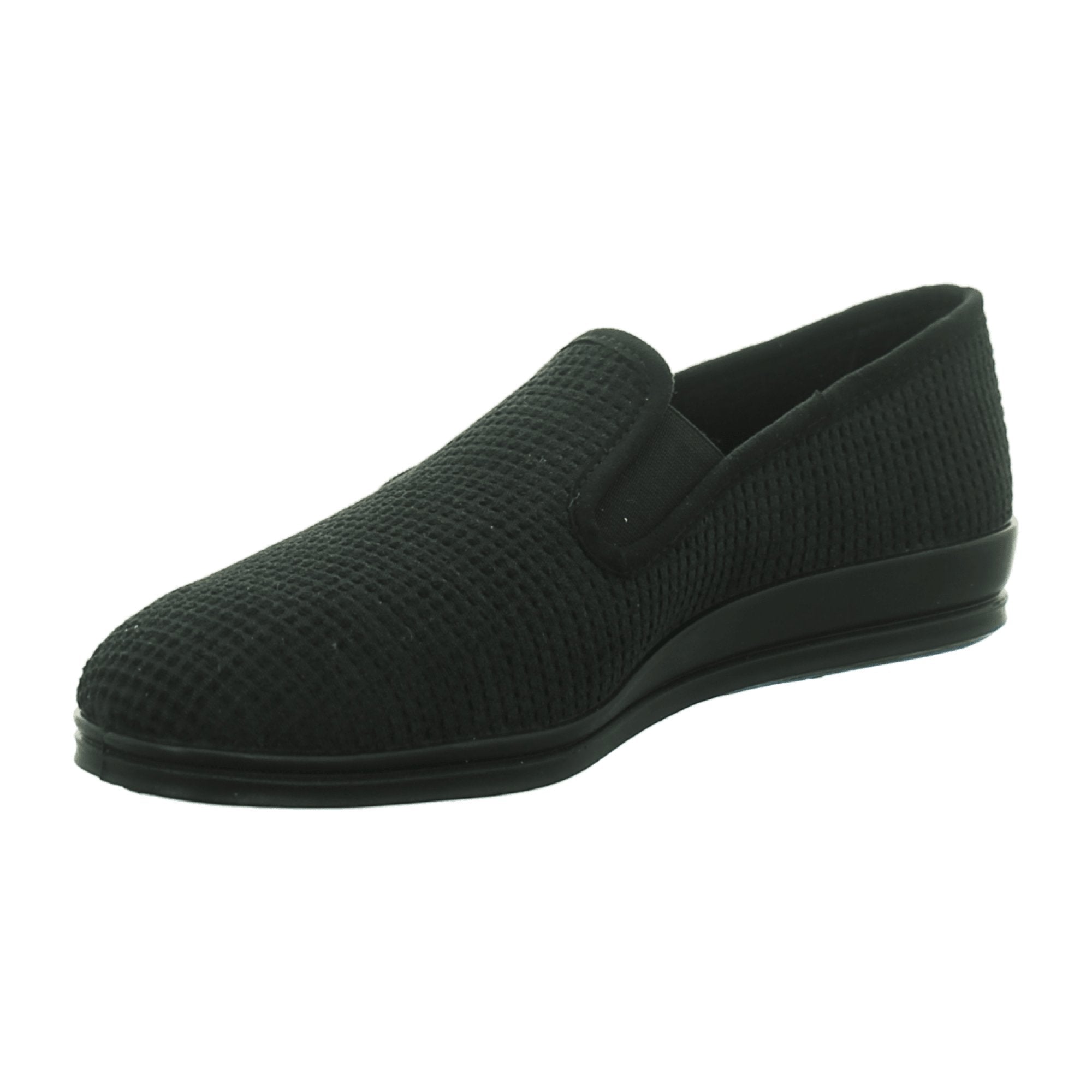 Rohde Lillestrom Men's Black Slip-On Shoes for Fall/Winter