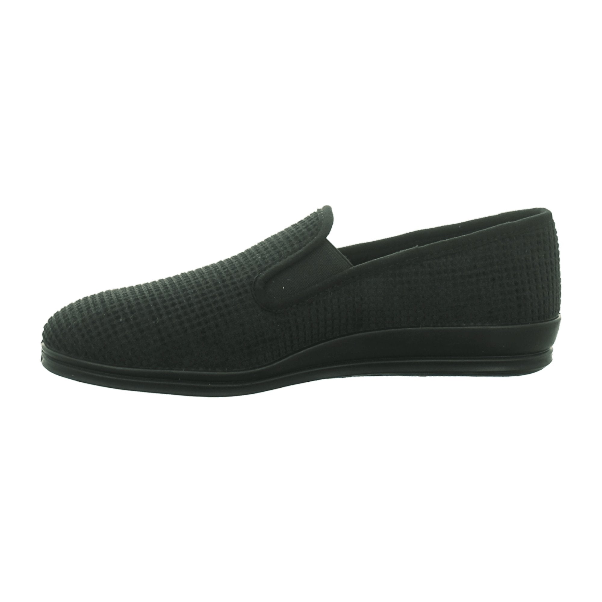 Rohde Lillestrom Men's Black Slip-On Shoes for Fall/Winter