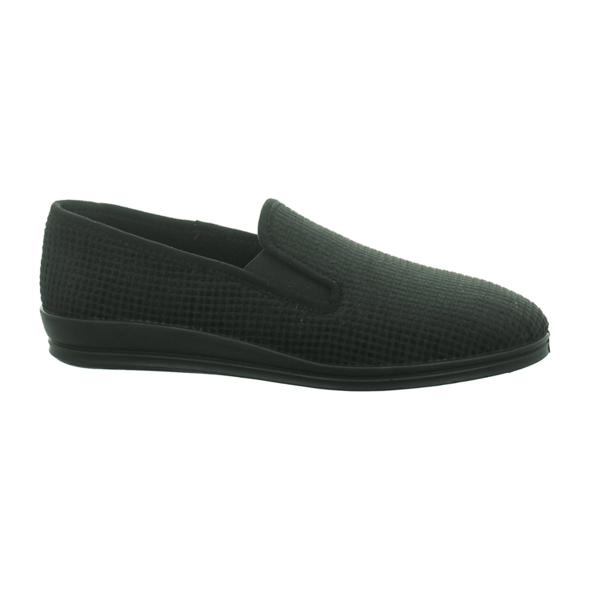 Rohde Lillestrom Men's Black Slip-On Shoes for Fall/Winter