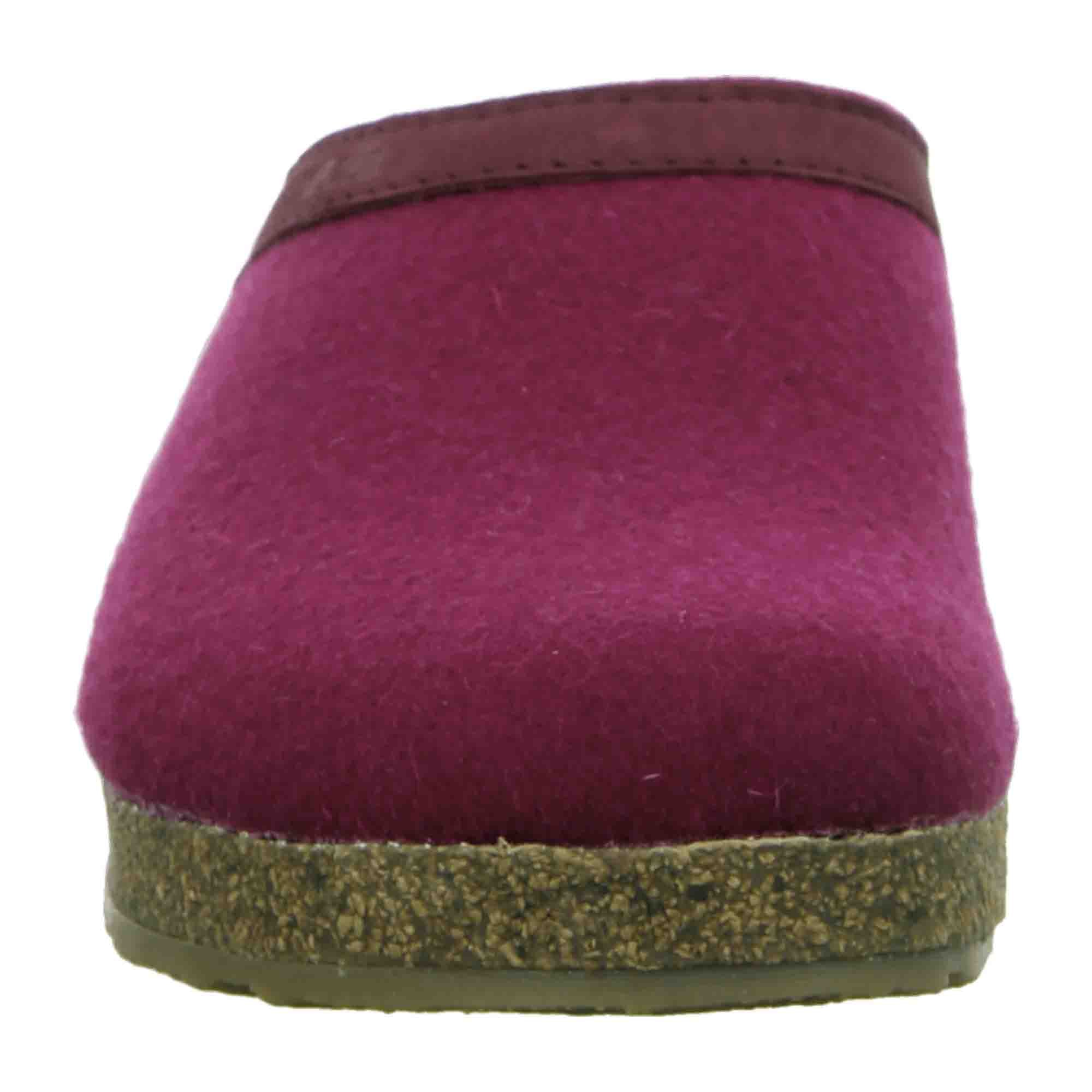 Haflinger Grizzly Torben Women's Clogs, Vibrant Pink - Comfortable & Durable