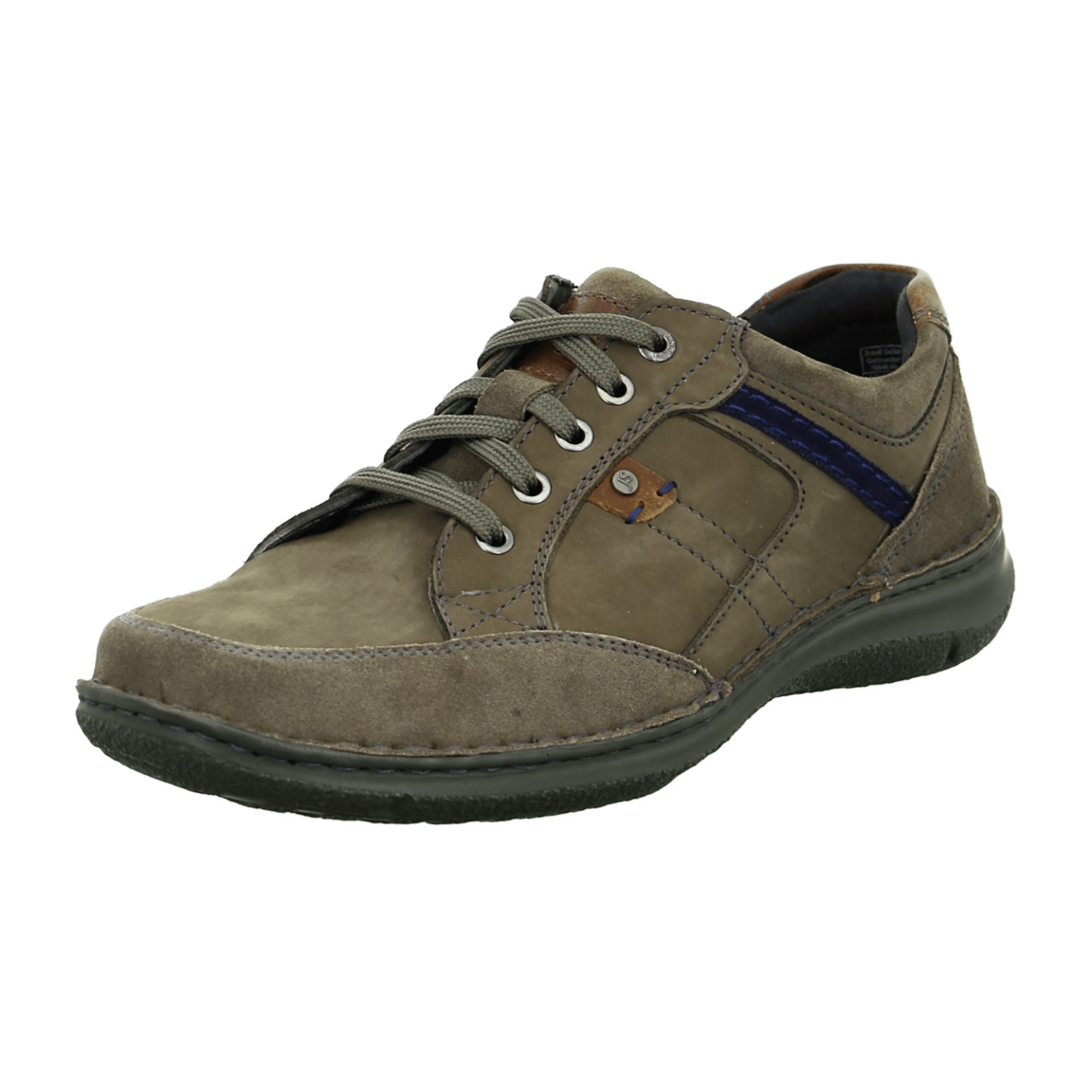 Josef Seibel Comfortable Men's Lace-up Shoes in Grey