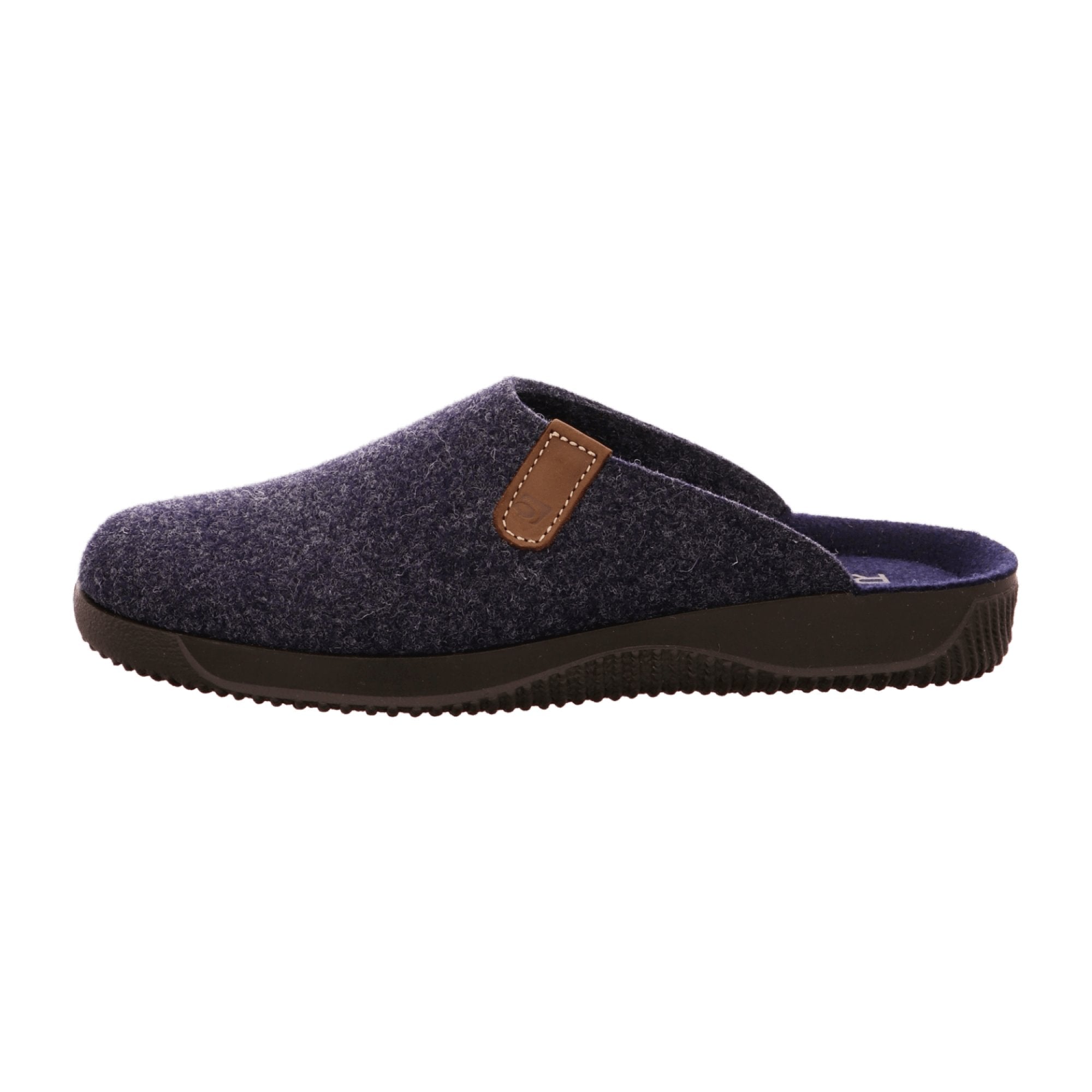 Rohde 2782 Men's Grey Slip-On Shoes Warm Felt Winter Comfort Casual Footwear