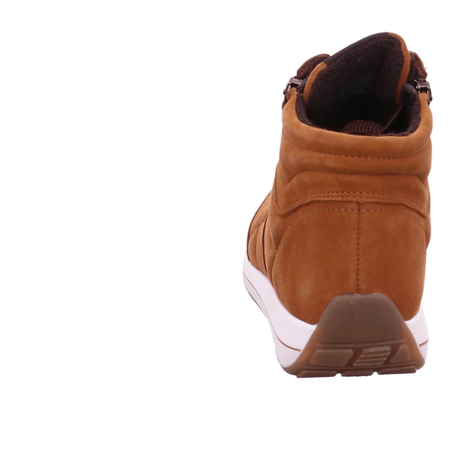 ARA Octo Women's Brown Suede Sneakers with Round Toe