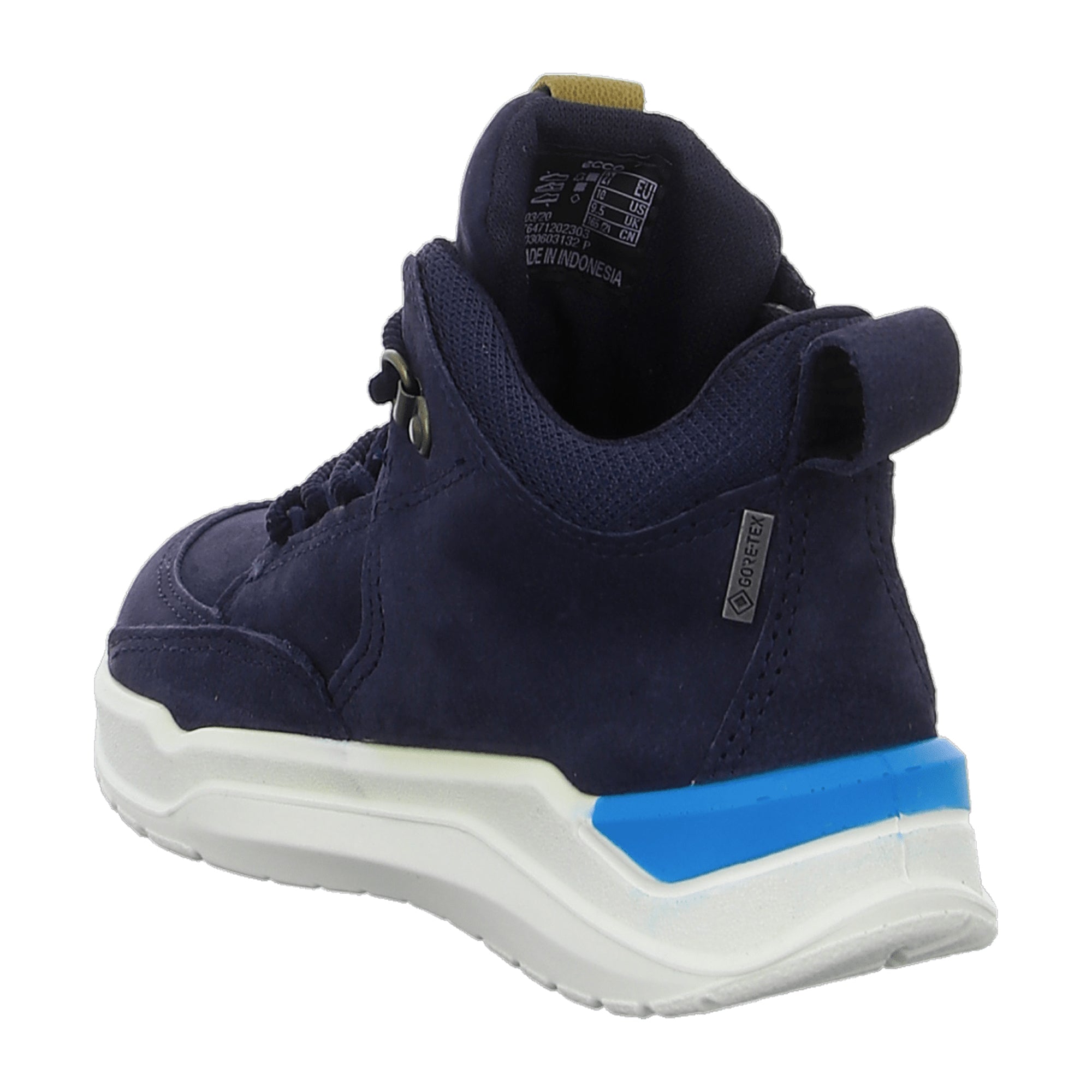 Ecco Intervene N Kids Sneakers - Durable Blue Shoes for Active Children