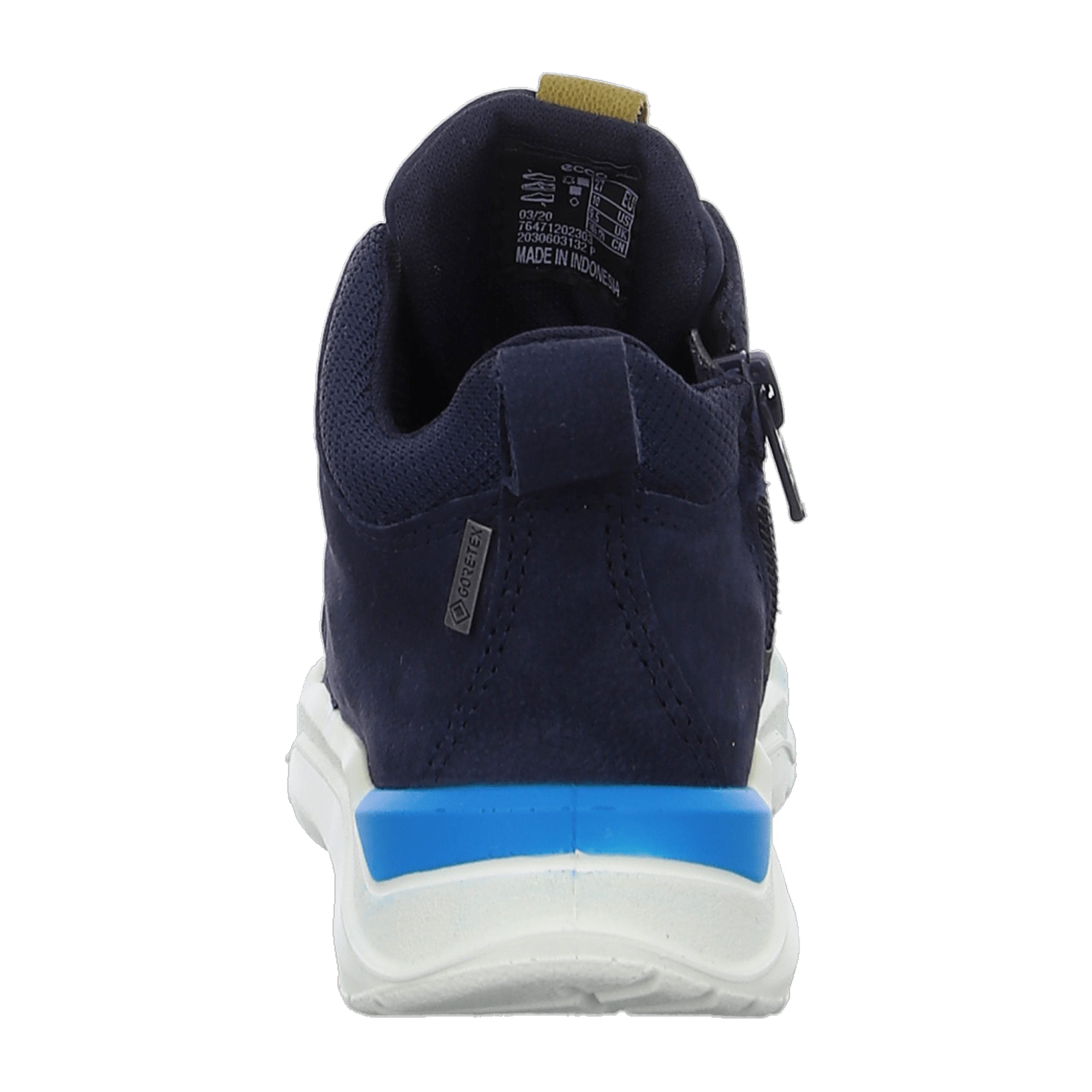 Ecco Intervene N Kids Sneakers - Durable Blue Shoes for Active Children