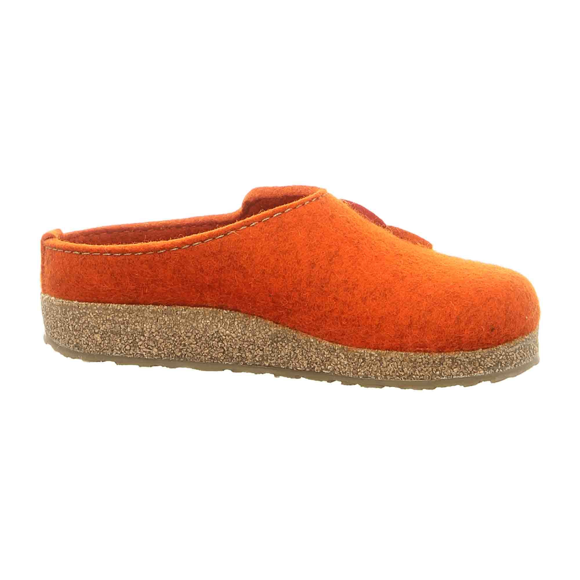 Haflinger Grizzly Kanon Women’s Orange Clogs - Comfortable & Stylish