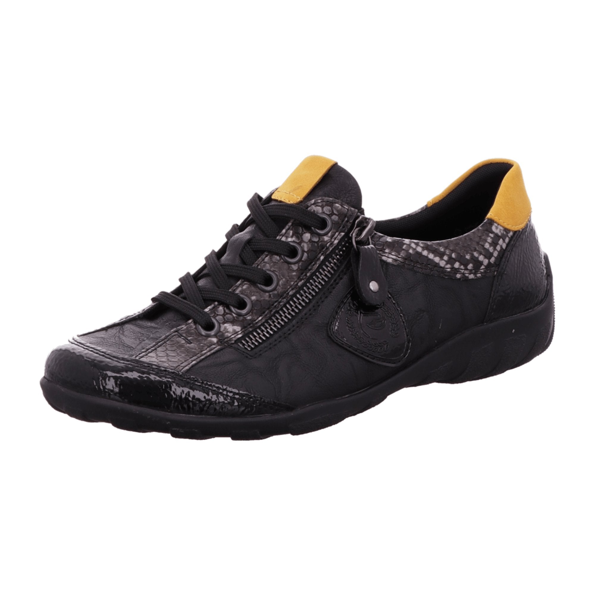 Remonte Comfortable Lace-Up Shoes for Women Black