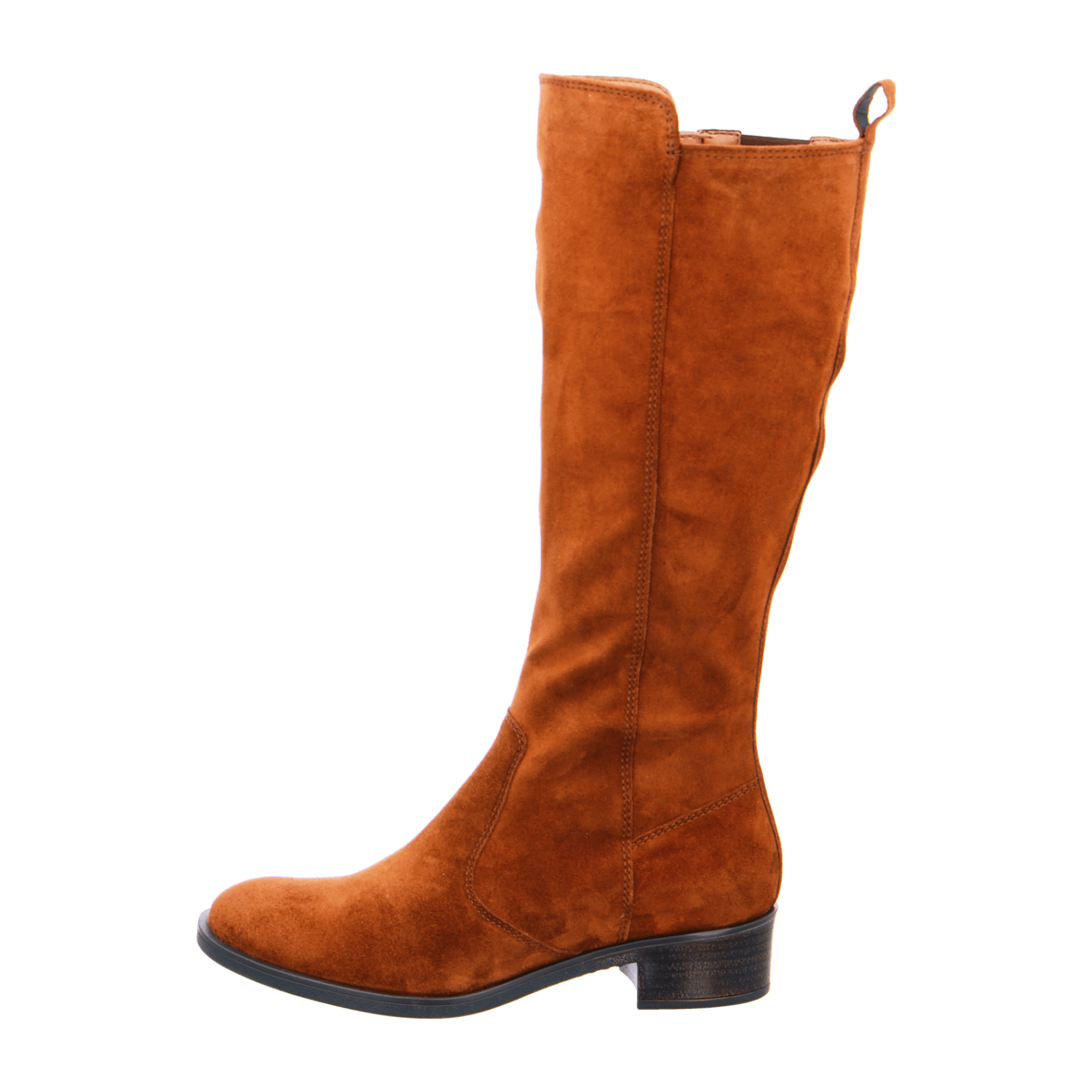 ARA PARKER PARK Women's Leather Ankle Boots with Zipper - Classic Brown Full-Grain Leather Chelsea Boots