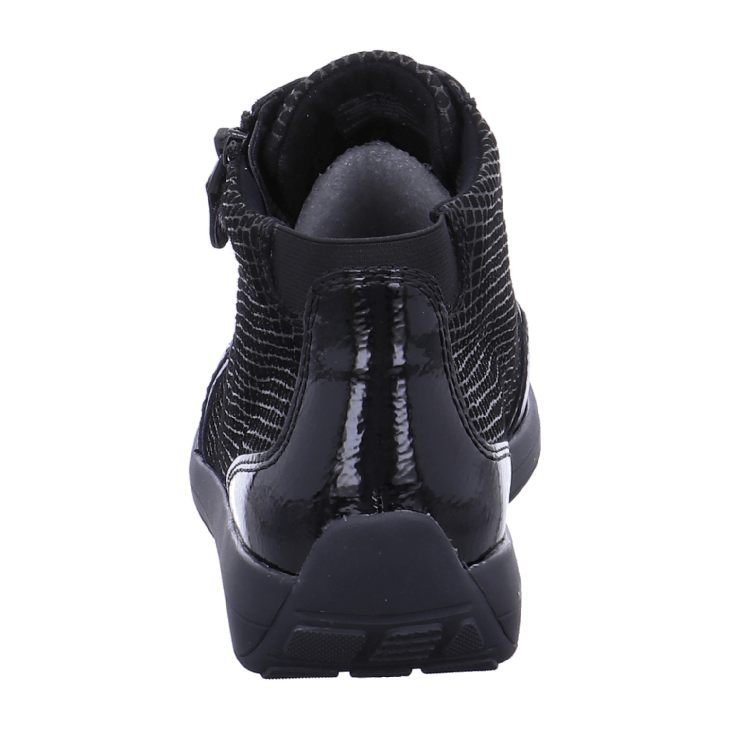 ARA MERANO Women's Zip Ankle Boots with Round Toe in Black