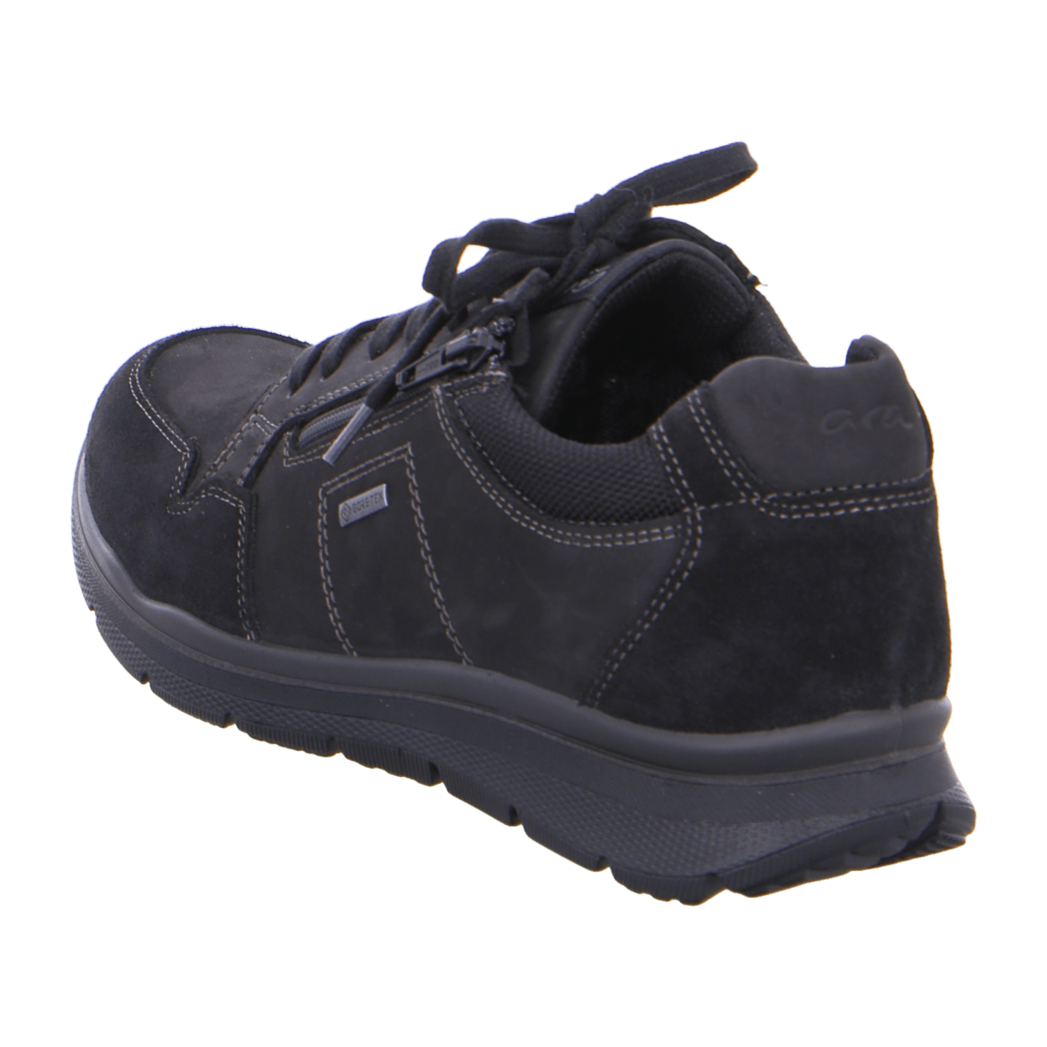 ARA BENJO BENJO Men's Derby Shoes in Black Suede Leather with Lace-Up Closure