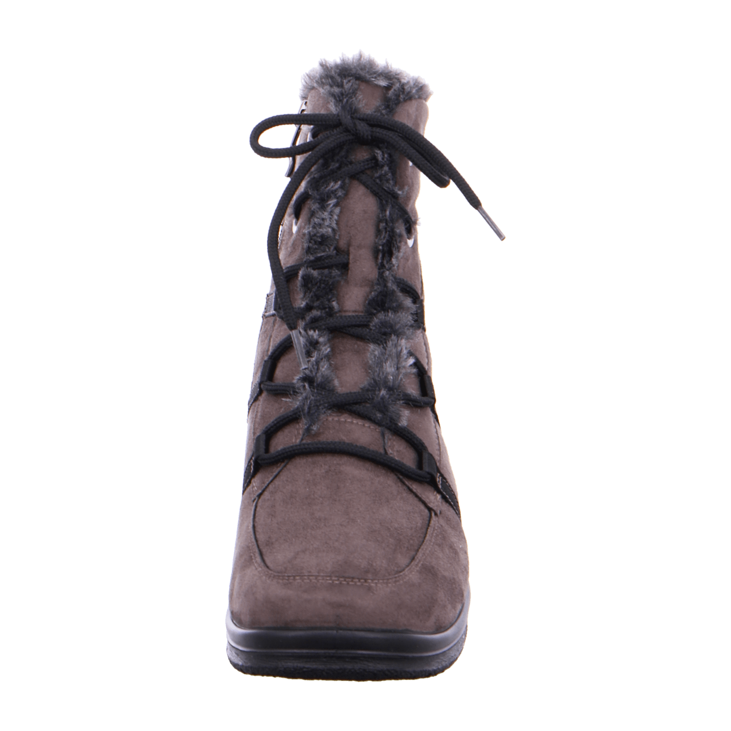 ARA Women's MUNICH-GTX Boots in Grey with Zipper - Synthetic Snow Boots