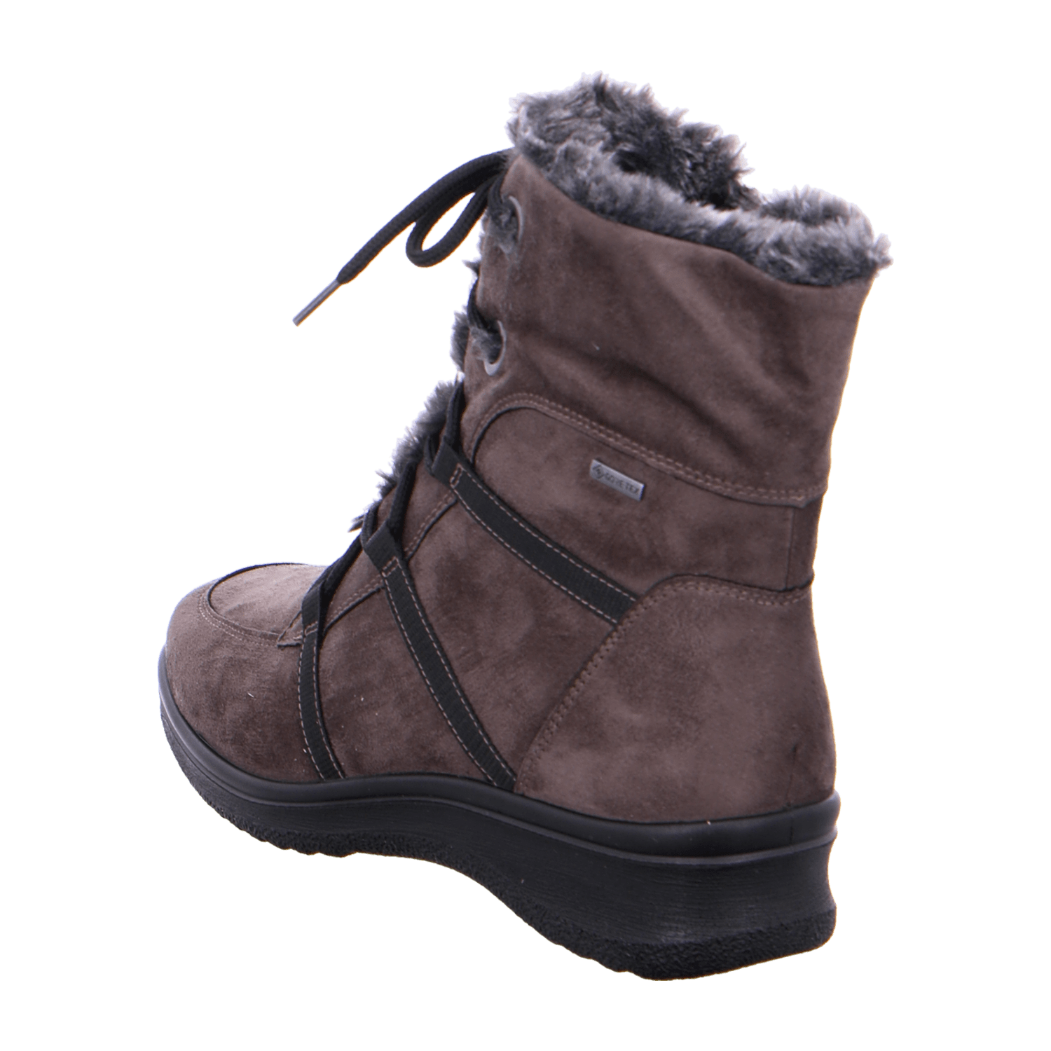 ARA Women's MUNICH-GTX Boots in Grey with Zipper - Synthetic Snow Boots