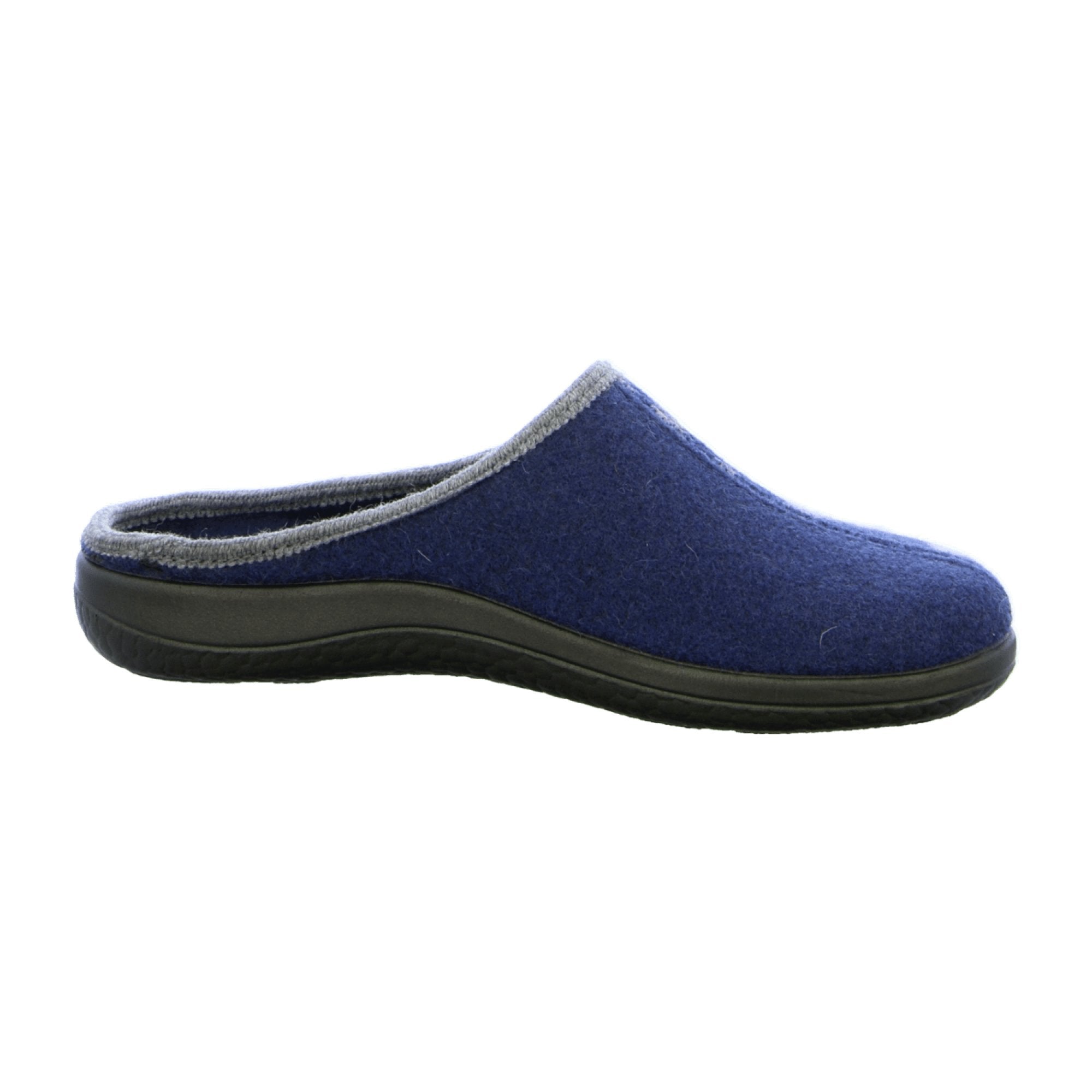 Rohde 6551 Blue Women's Slip-On Shoes Textile Upper Removable Insole