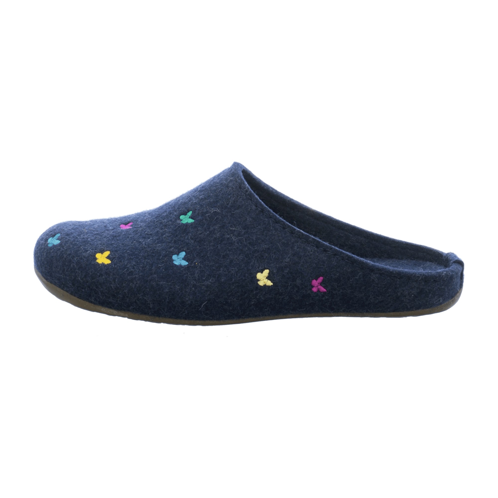 Haflinger FLAIR SOFT Women's Slippers, Blue - Stylish & Durable