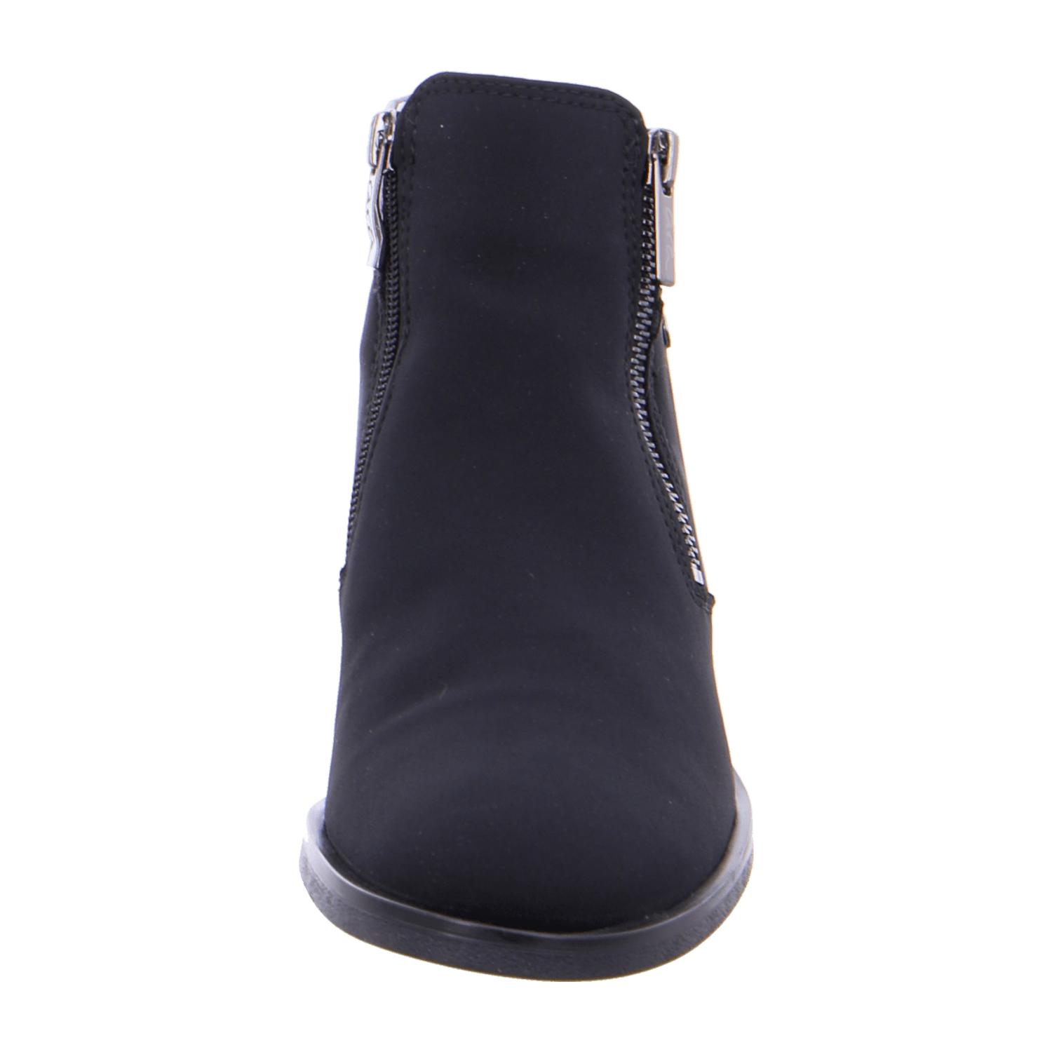 ARA PARKER Women's Leather Ankle Boots with Zipper in Black, Classic Round Toe with Gore-Tex Lining