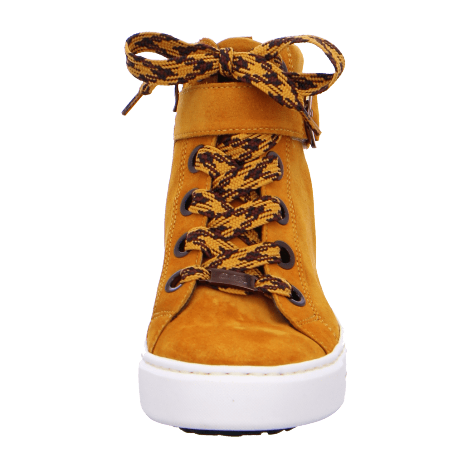 ARA COURTYARD Women's Cold-Weather Nubuck Sneakers - Yellow Lace-Up Boots