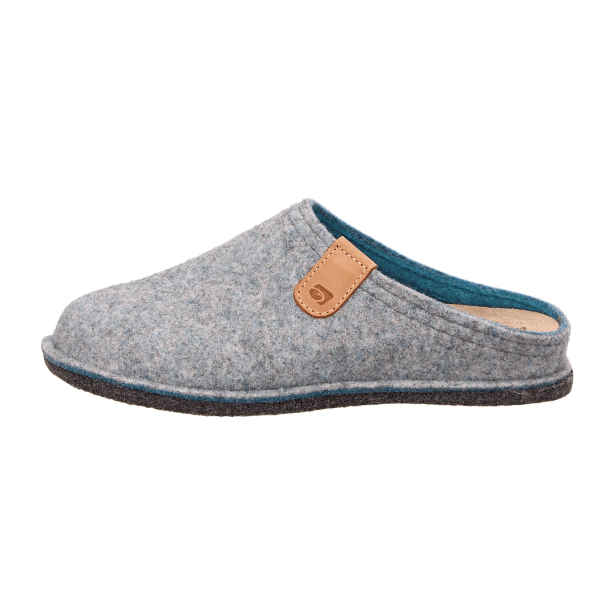 Rohde Women's Slippers with Removable Footbed Gray Round Toe Slip-On