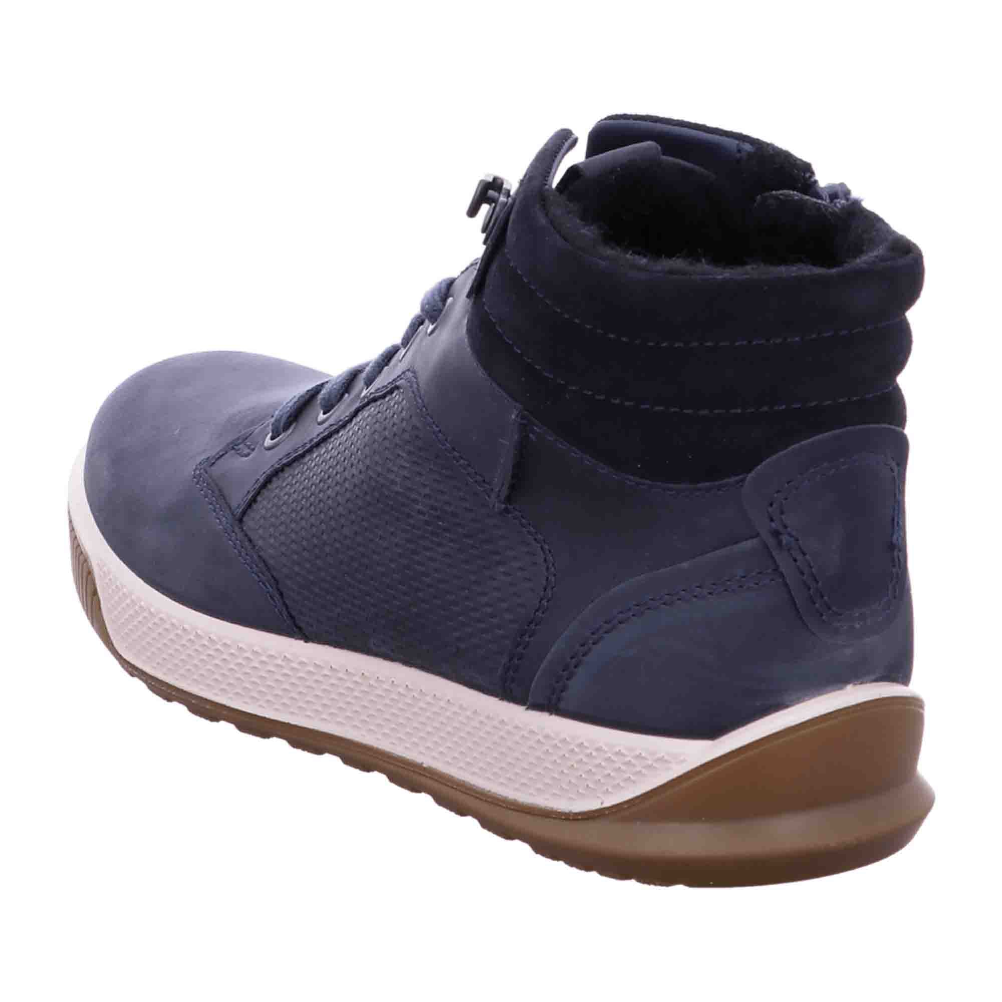 Ecco Bayay Trend Men's Stylish Blue Shoes - Durable & Comfortable