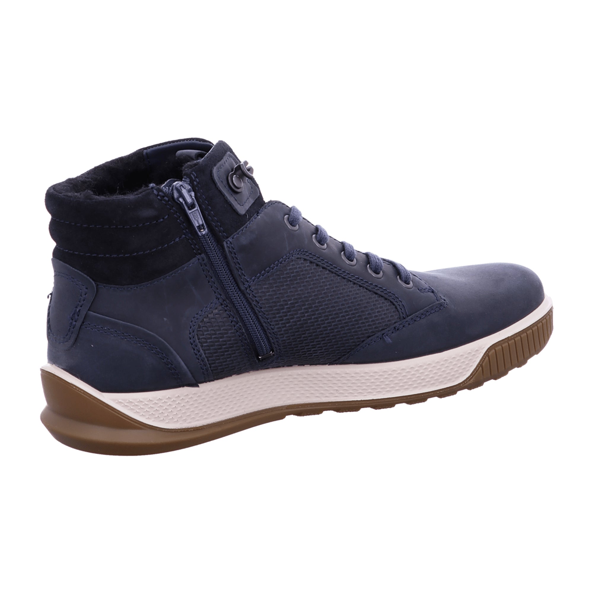 Ecco Bayay Trend Men's Stylish Blue Shoes - Durable & Comfortable