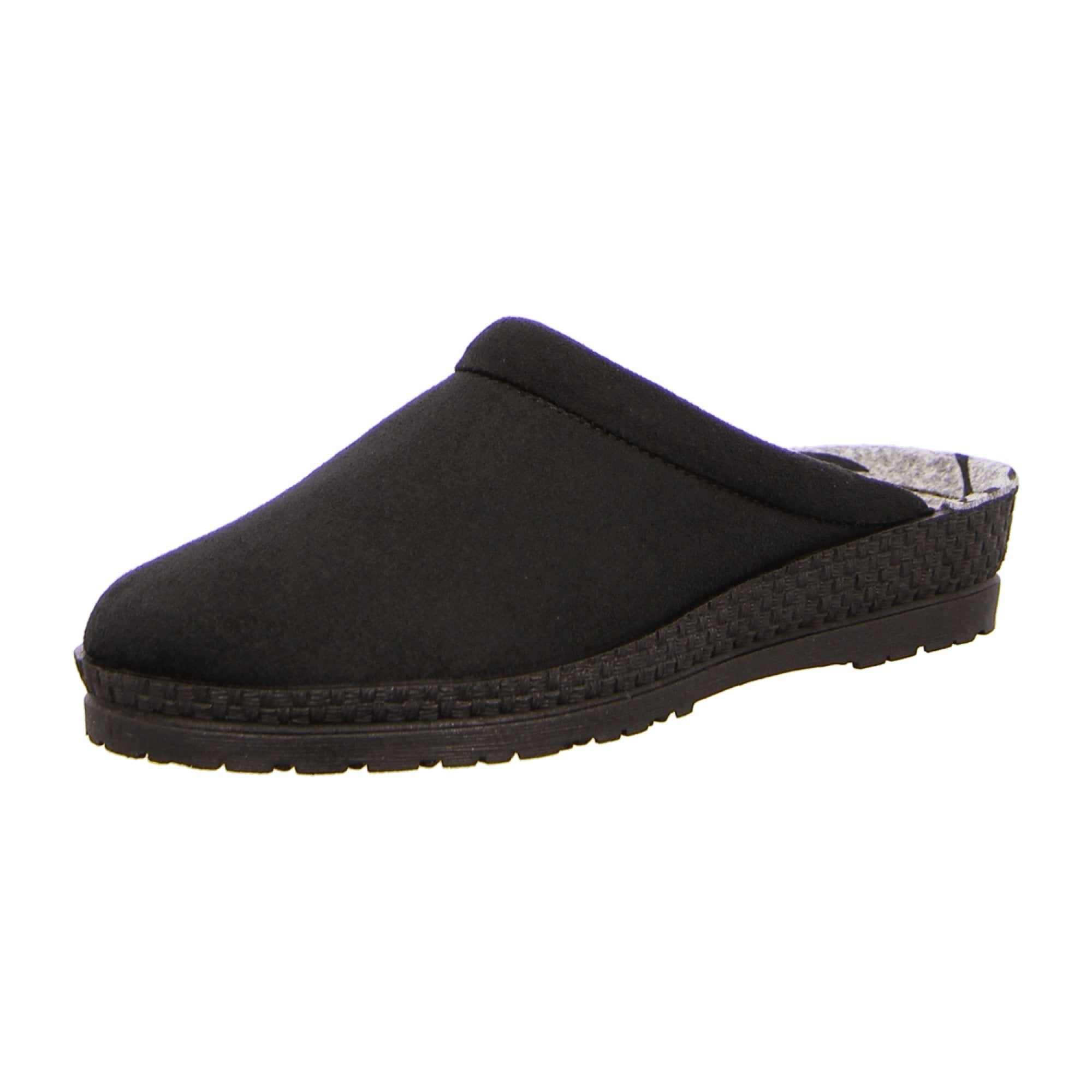 Rohde Neustadt Women's Black Slip-On Shoes for Fall/Winter Warm Lined