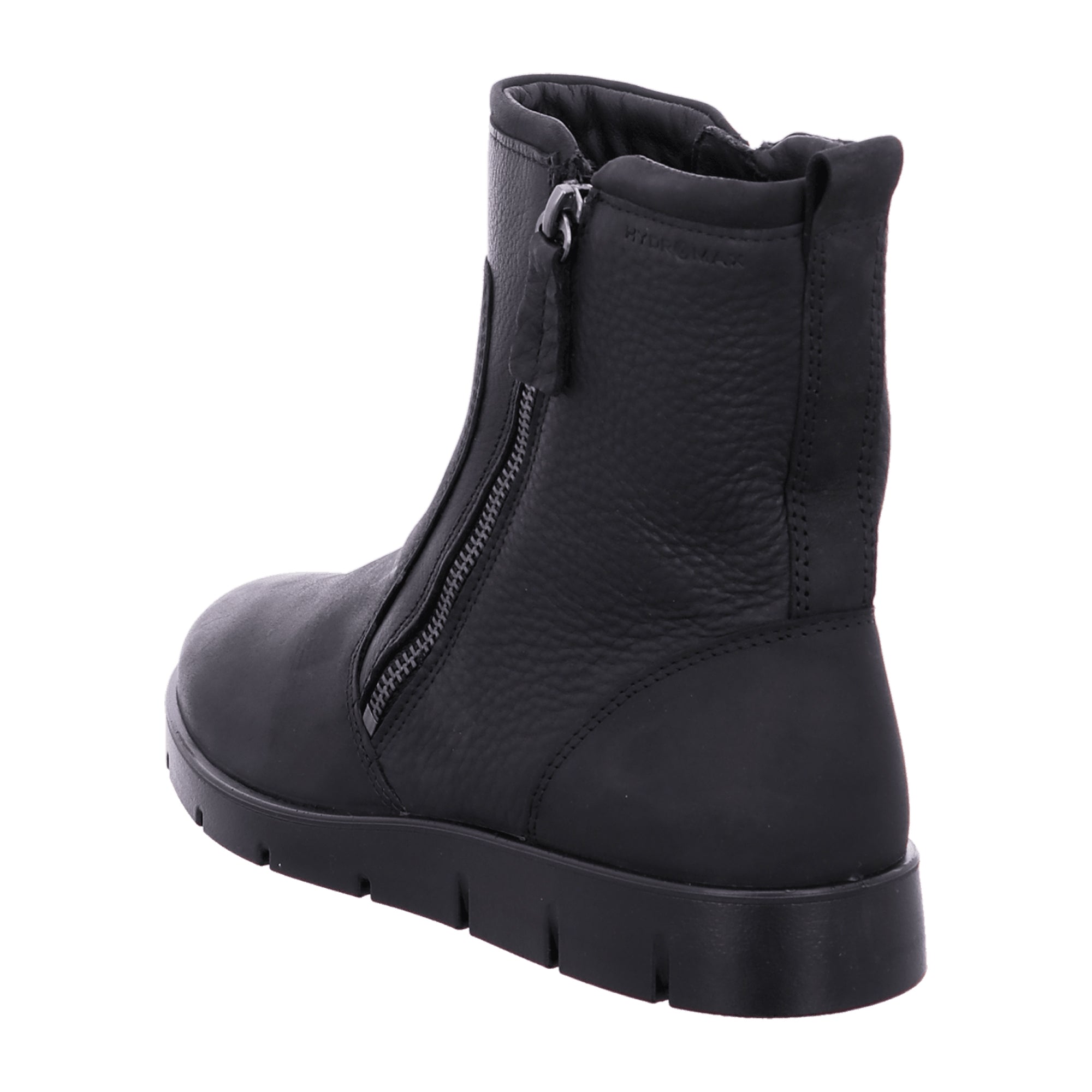 Ecco Women's Stylish Black Leather Shoes Durable Comfortable