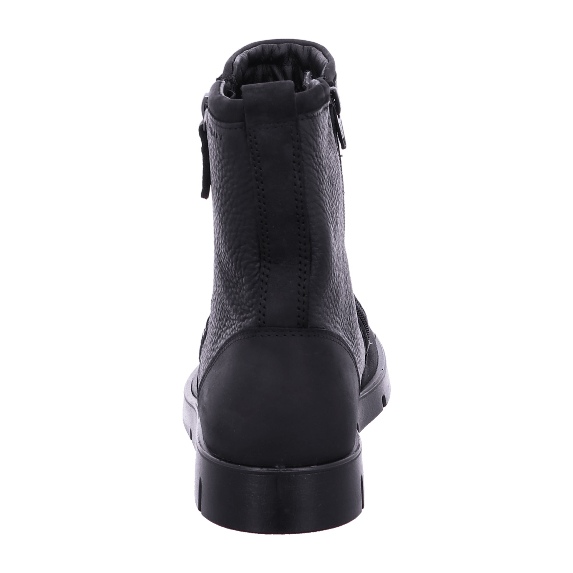 Ecco Women's Stylish Black Leather Shoes Durable Comfortable