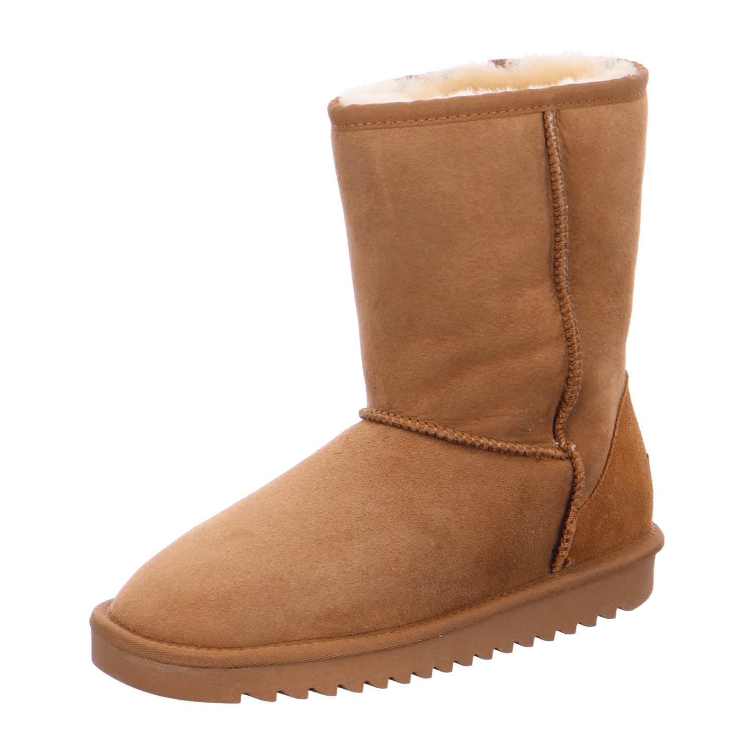 ARA ALASKA Women's Winter Boots Slip-On Faux Fur Lined Round Toe Boots Warm Lined Brown