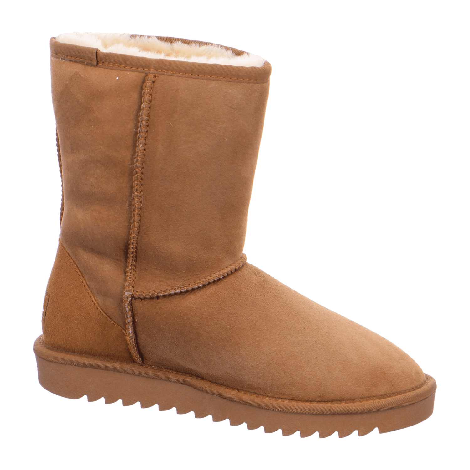 ARA ALASKA Women's Winter Boots Slip-On Faux Fur Lined Round Toe Boots Warm Lined Brown